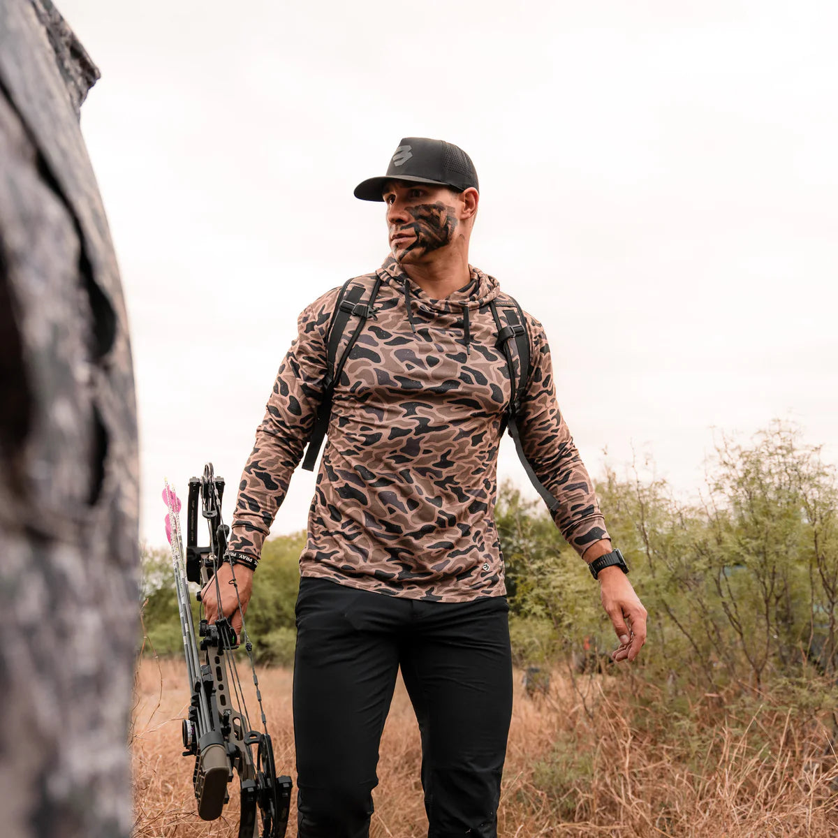 Burlebo Performance Hoodies - Gauge Camo