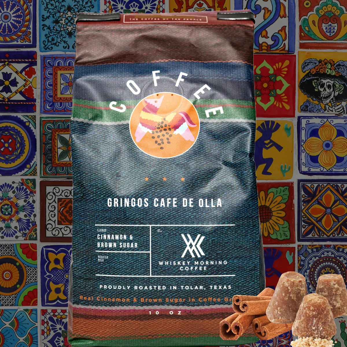 Whiskey Morning Coffee – Gringos Cafe De Olla - Brown Sugar & Cinnamon | Medium Roast