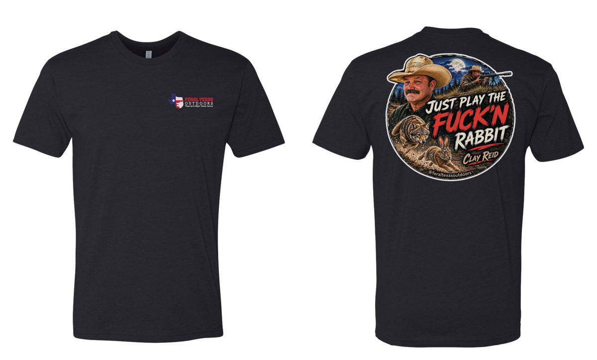 Clay Reid “Just Play the Fuck’n Rabbit” T-Shirt (Adult)