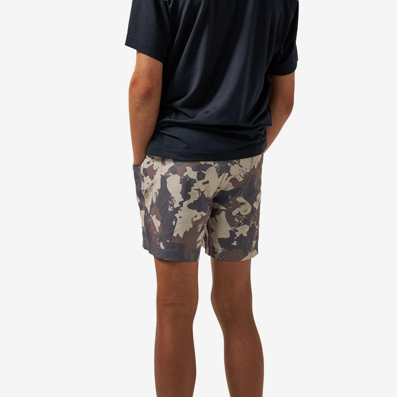 Burlebo Youth Athletic Short - Splatter Camo