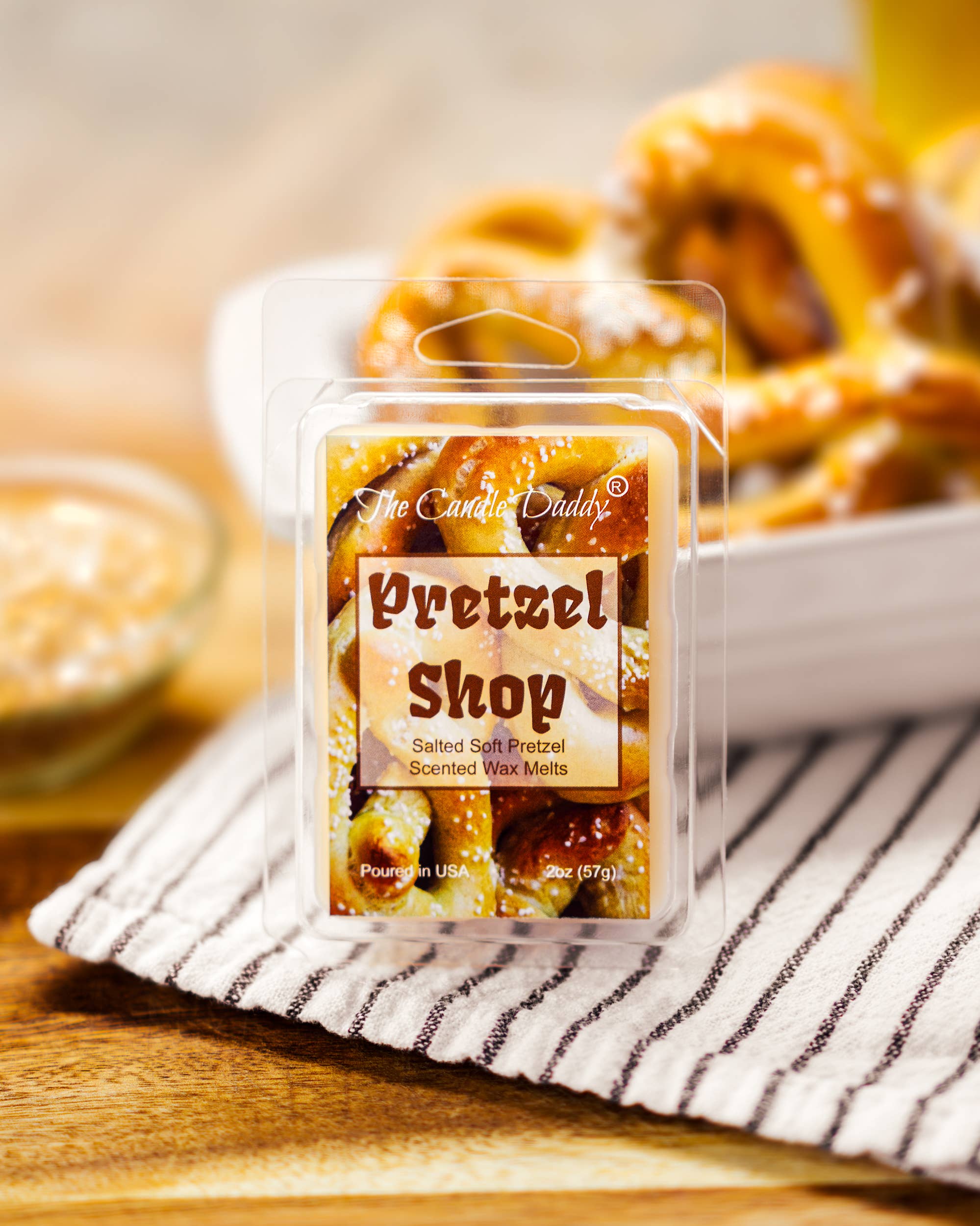 The Candle Daddy - Pretzel Shop - Salted Soft Pretzel Scented Wax Melts