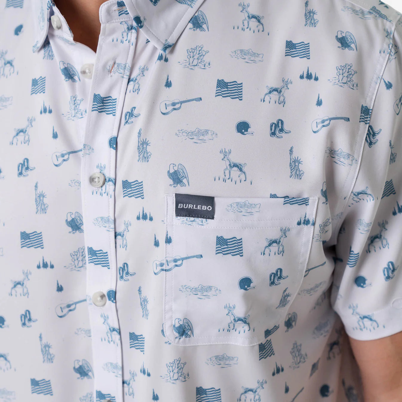 Burlebo Performance Button Up - pick color