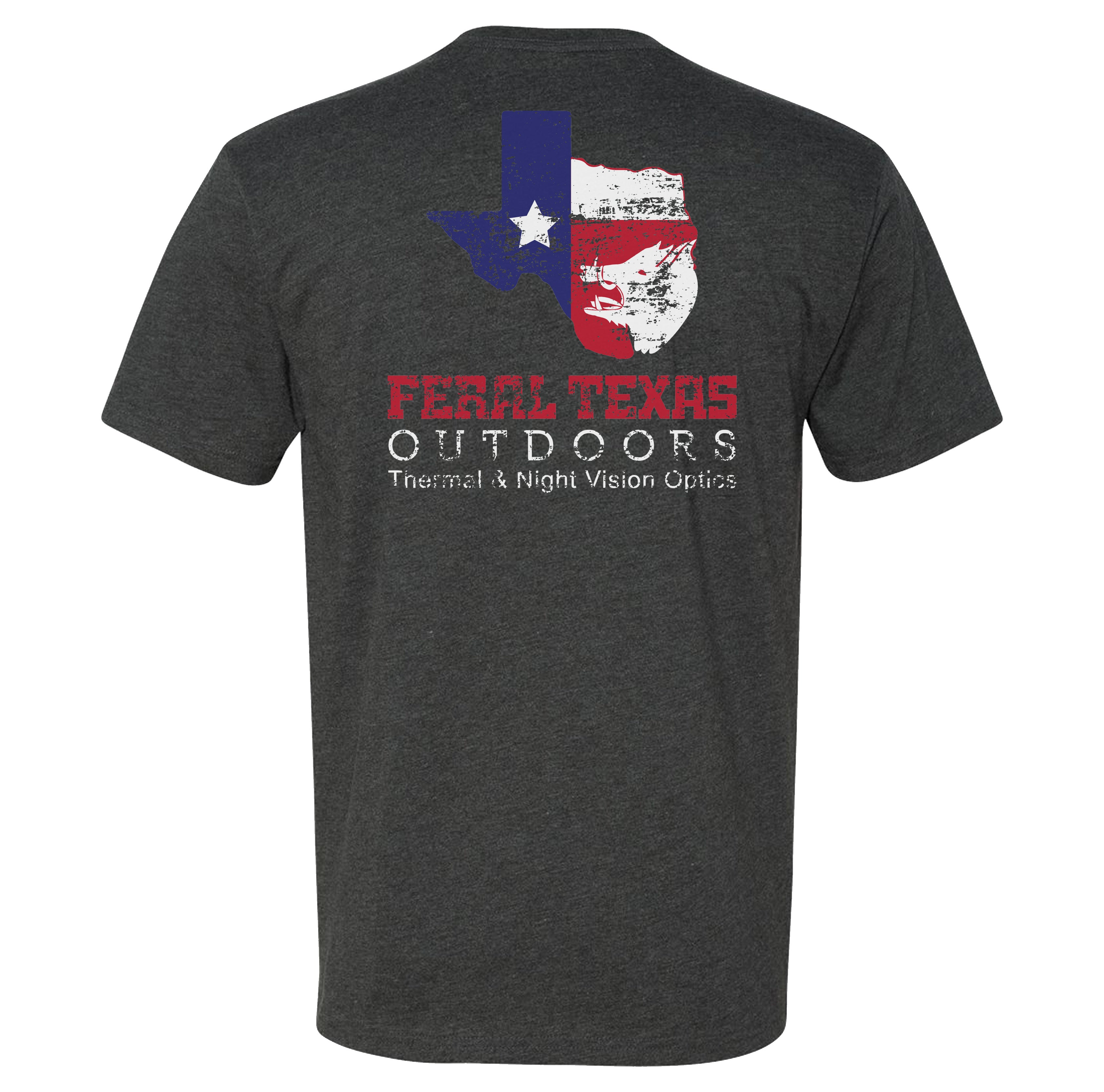 Feral Texas Outdoors Charcoal T-Shirt