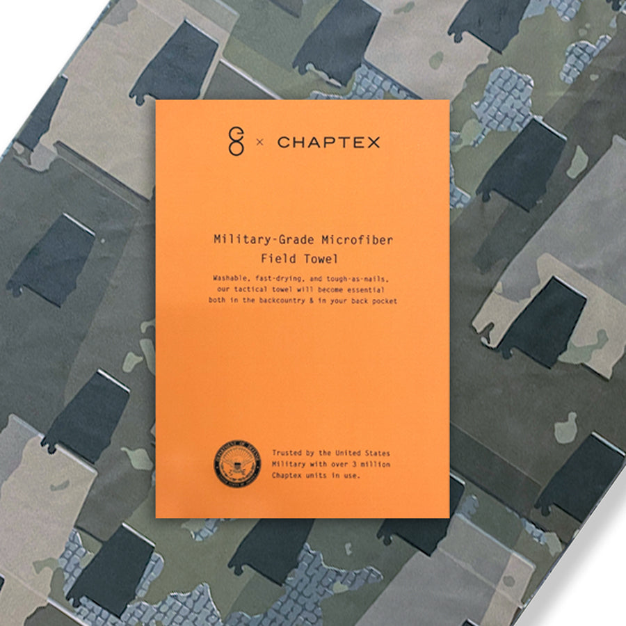 Everyday Outdoors Alabama Camo - Military-Grade Microfiber Field Towel