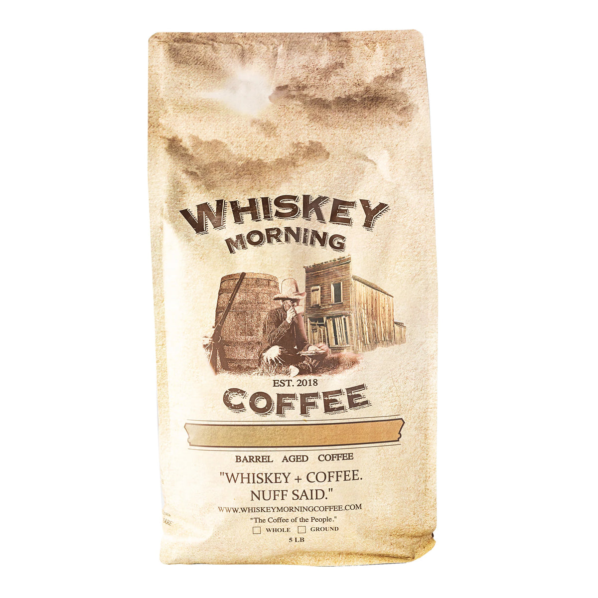 Whiskey Morning Coffee – Barrel Aged Coffee