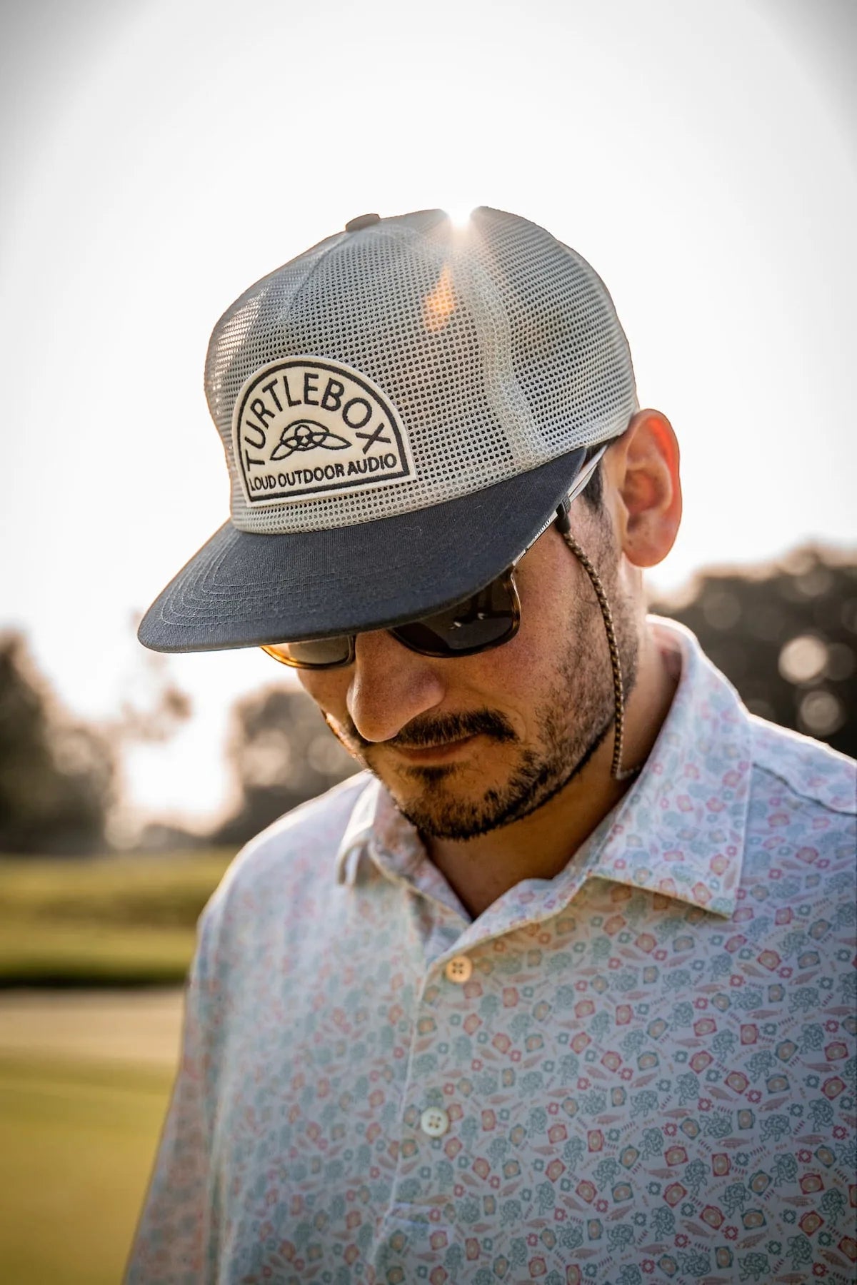 Turtlebox All Mesh Blue Cap