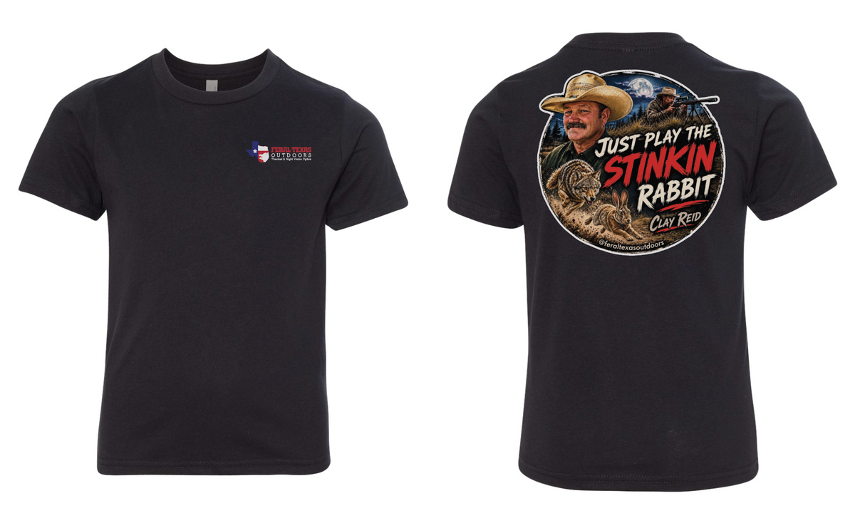 Clay Reid “Just Play the Stickin Rabbit” T-Shirt (Adult)
