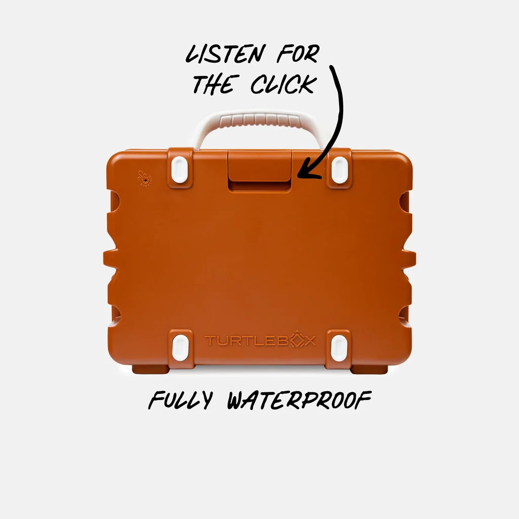 Turtlebox Original: GEN 3 - Game Day Color - Burnt Orange and White