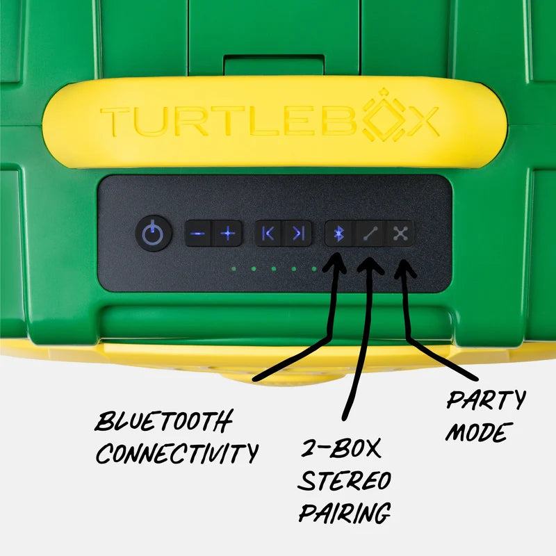 Turtlebox Original: GEN 3 - Game Day Color - Green & Gold