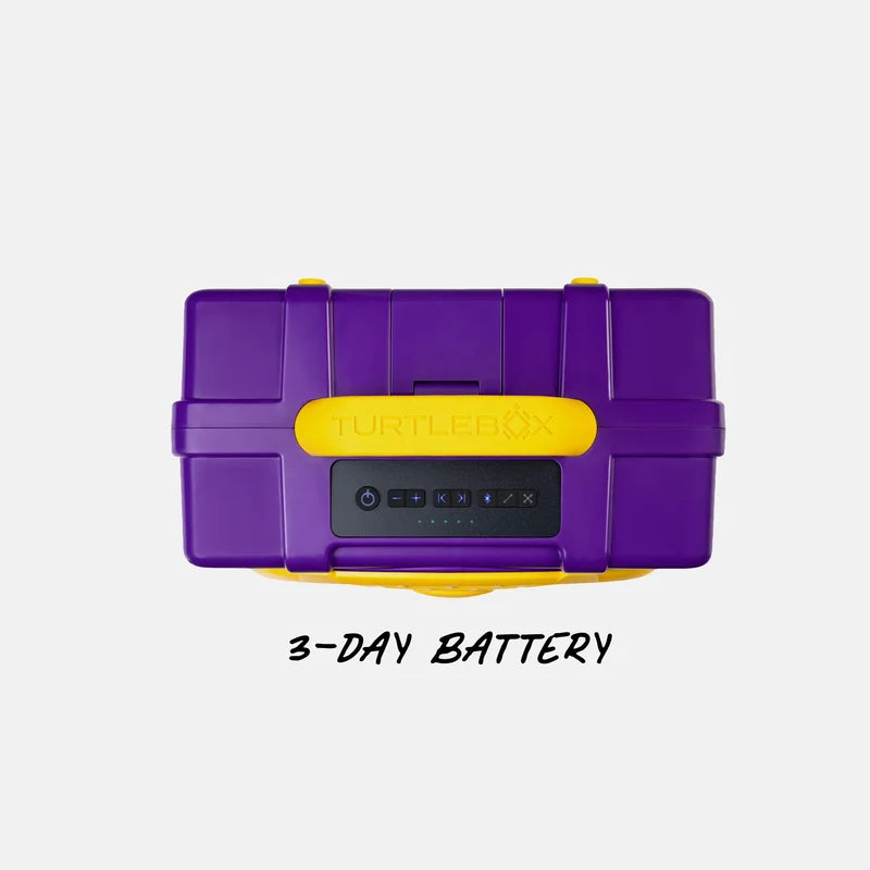 Turtlebox Original: GEN 3 - Game Day Color - Purple & Gold