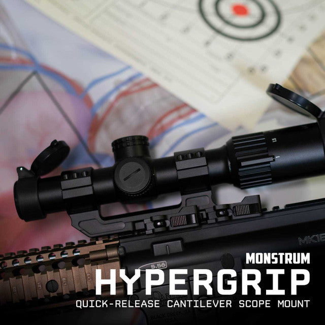 Monstrum Hypergrip 30mm Quick Release Cantilever Scope Mount