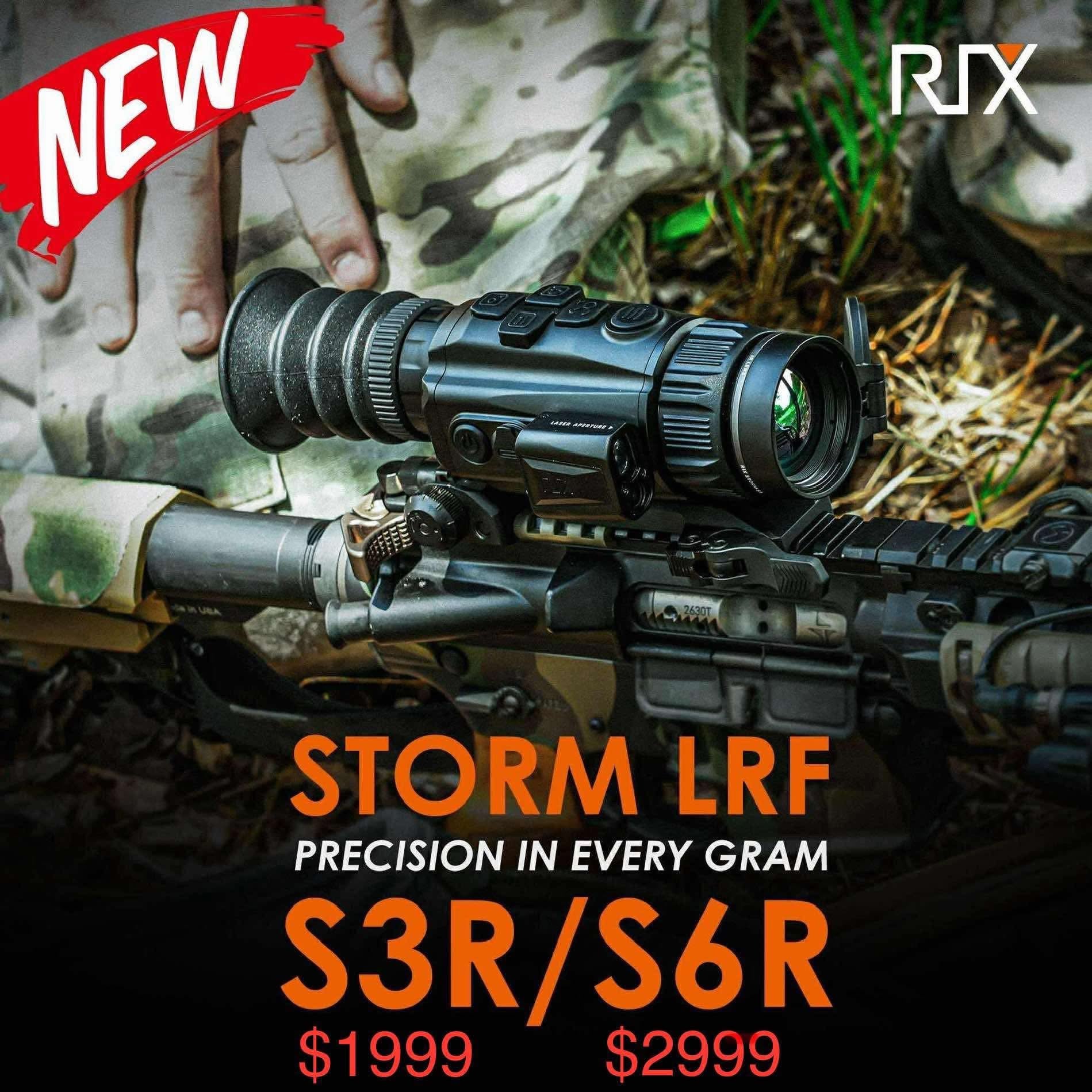 RIX Storm S6R LRF- In Stock Now With Free Hat Included