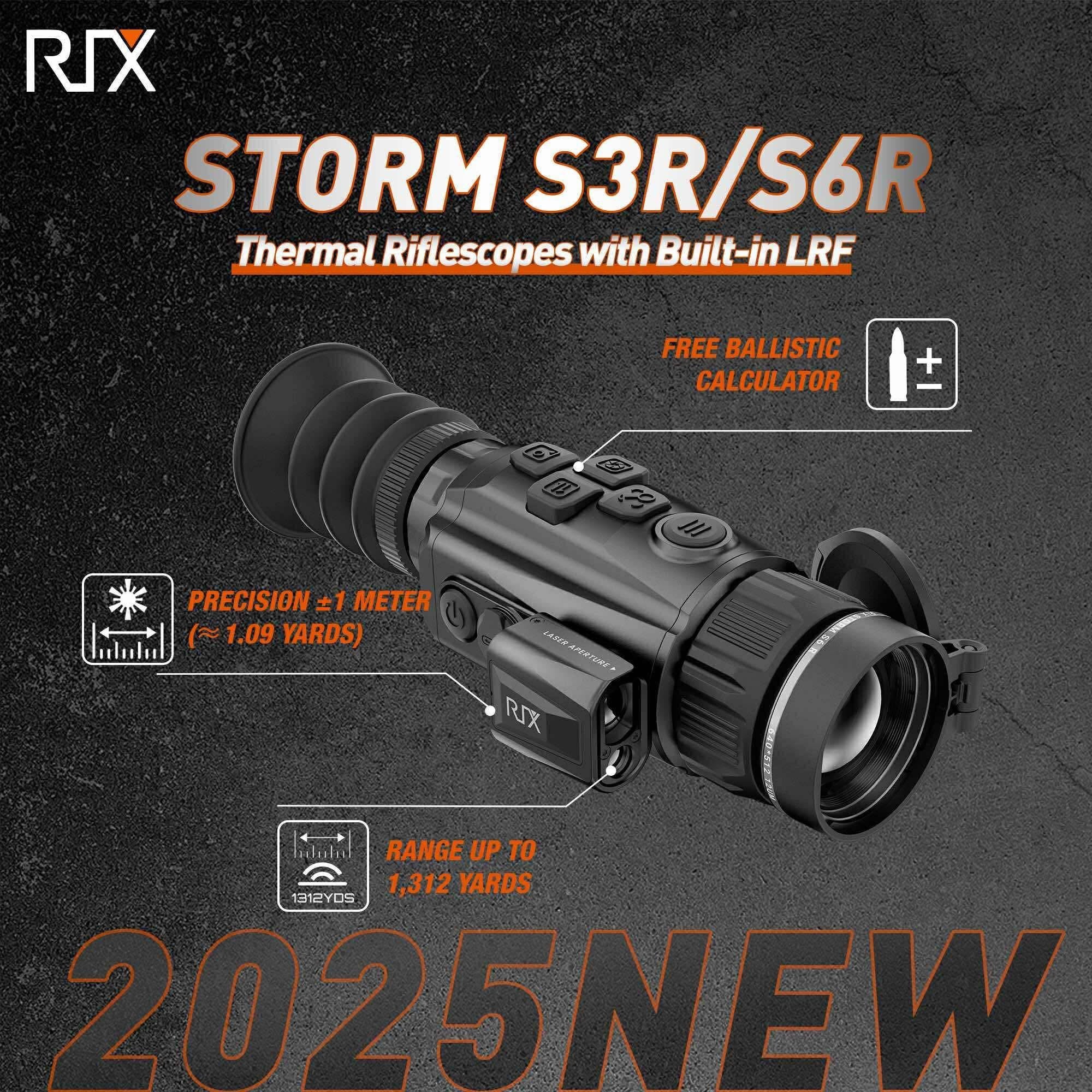 RIX Storm S6R LRF- In Stock Now With Free Hat Included
