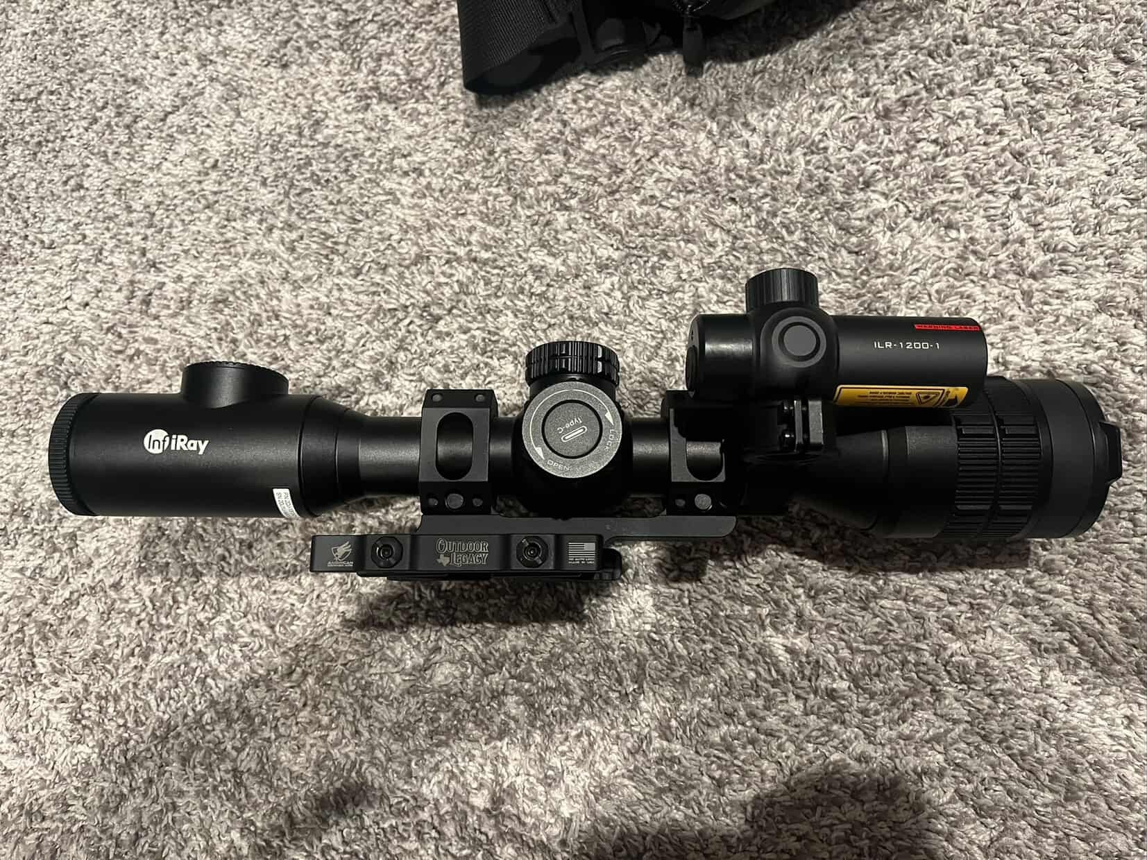 InfiRay Outdoor BOLT TH50C Thermal Weapon Sight 640x512 50mm- Used Unit Comes with LRF and ADM QD amount