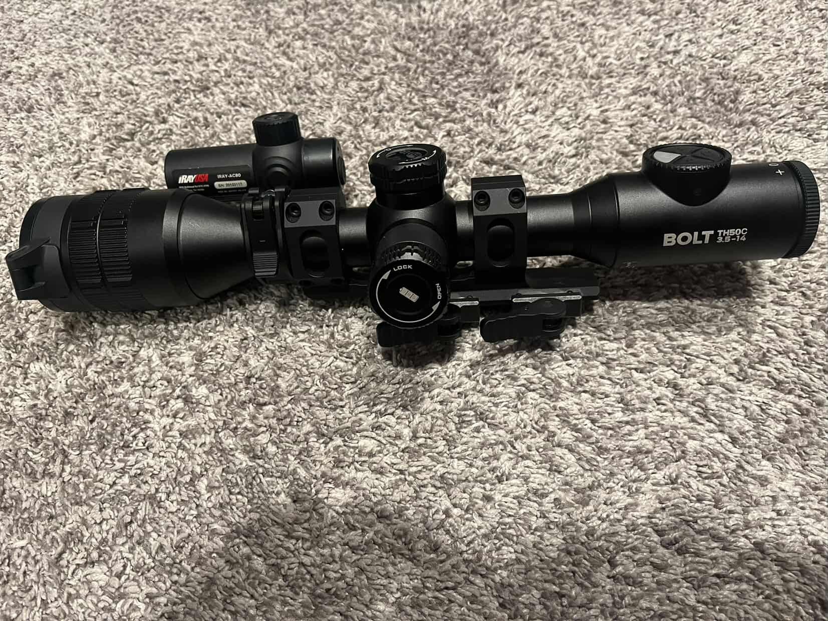 InfiRay Outdoor BOLT TH50C Thermal Weapon Sight 640x512 50mm- Used Unit Comes with LRF and ADM QD amount