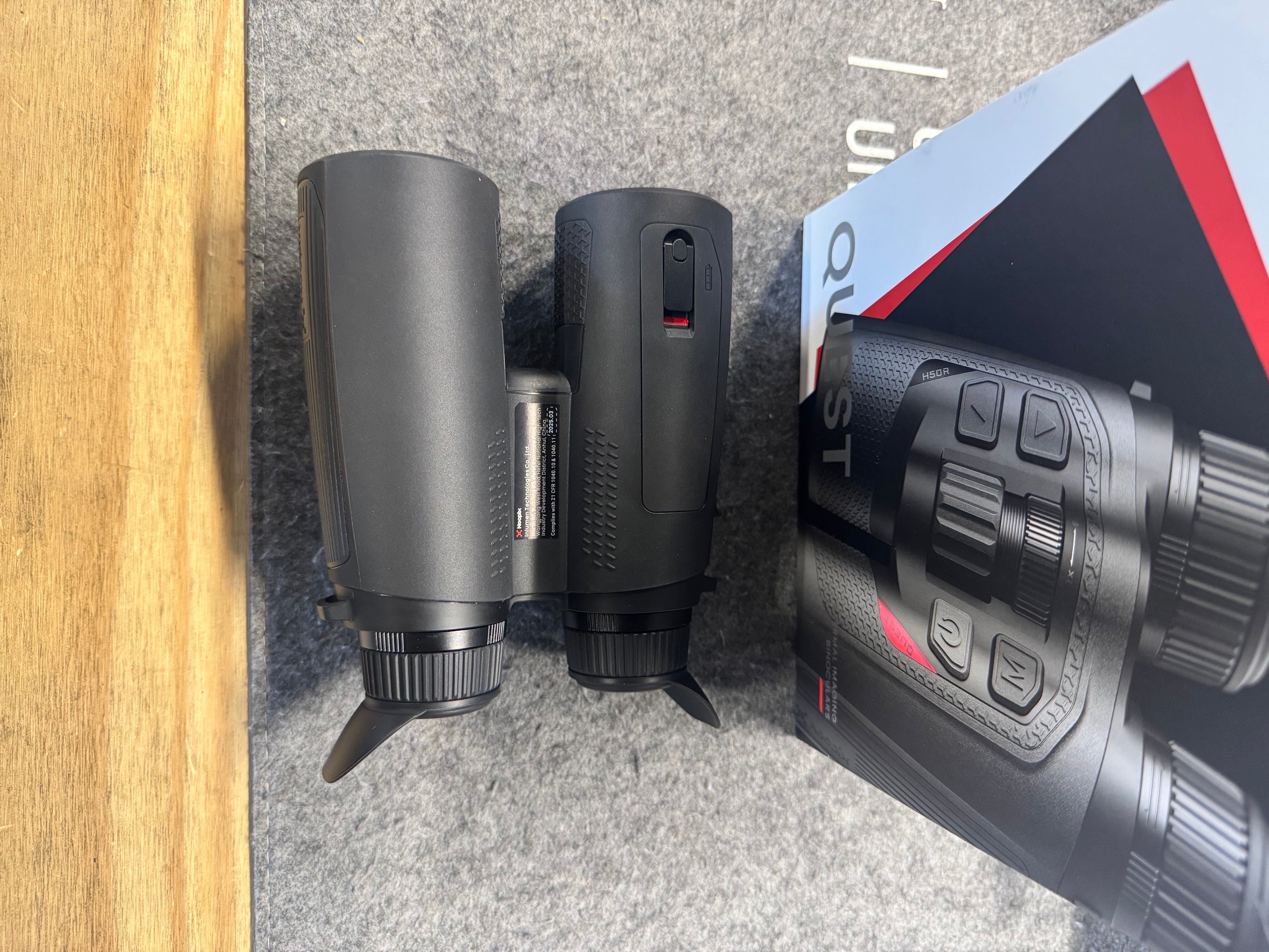Nocpix QUEST H50R Thermal Binocular 4X 640x512 50mm LRF- Used Unit