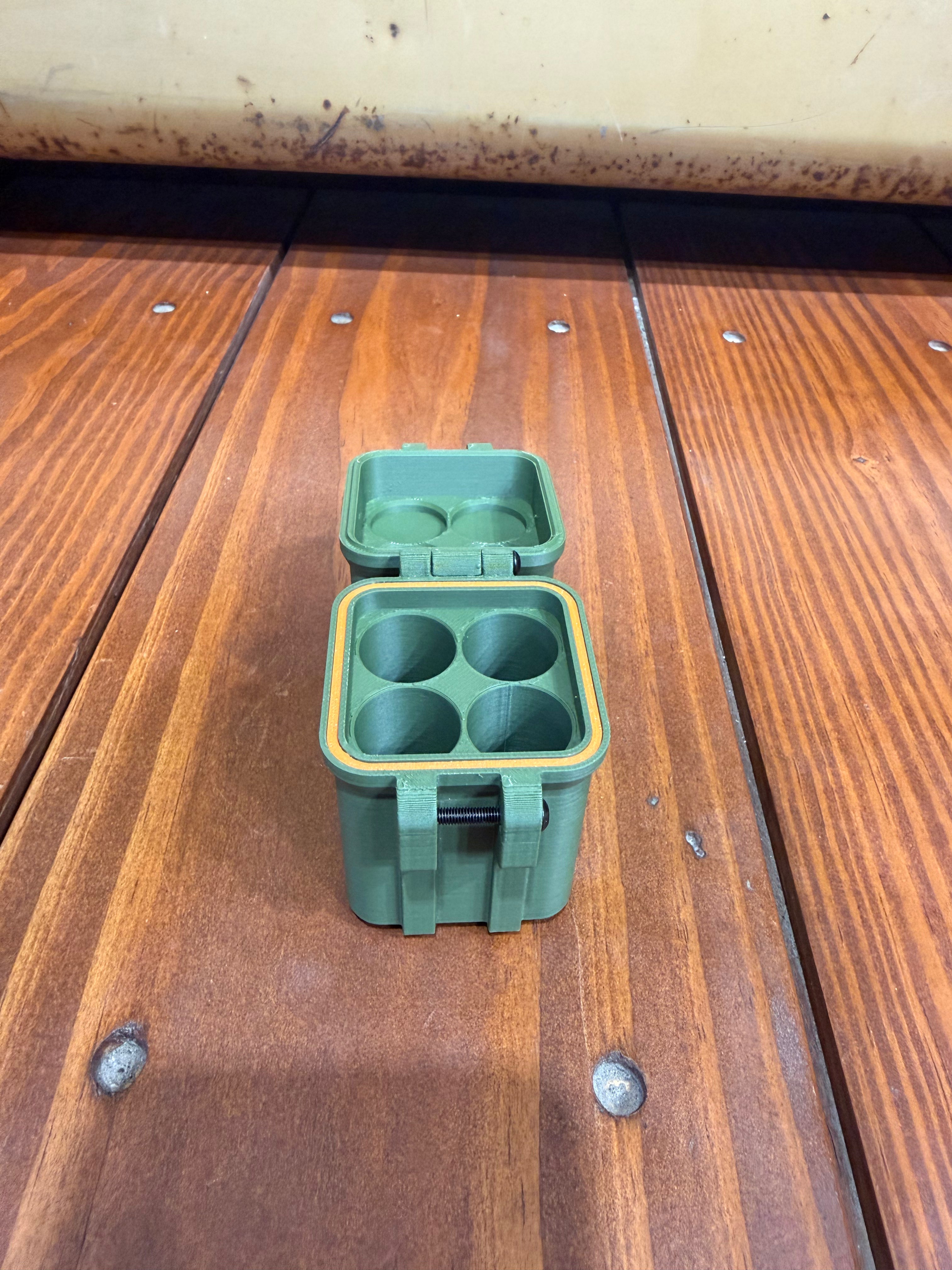 3D Printed Flat Top 18650 Battery Holder