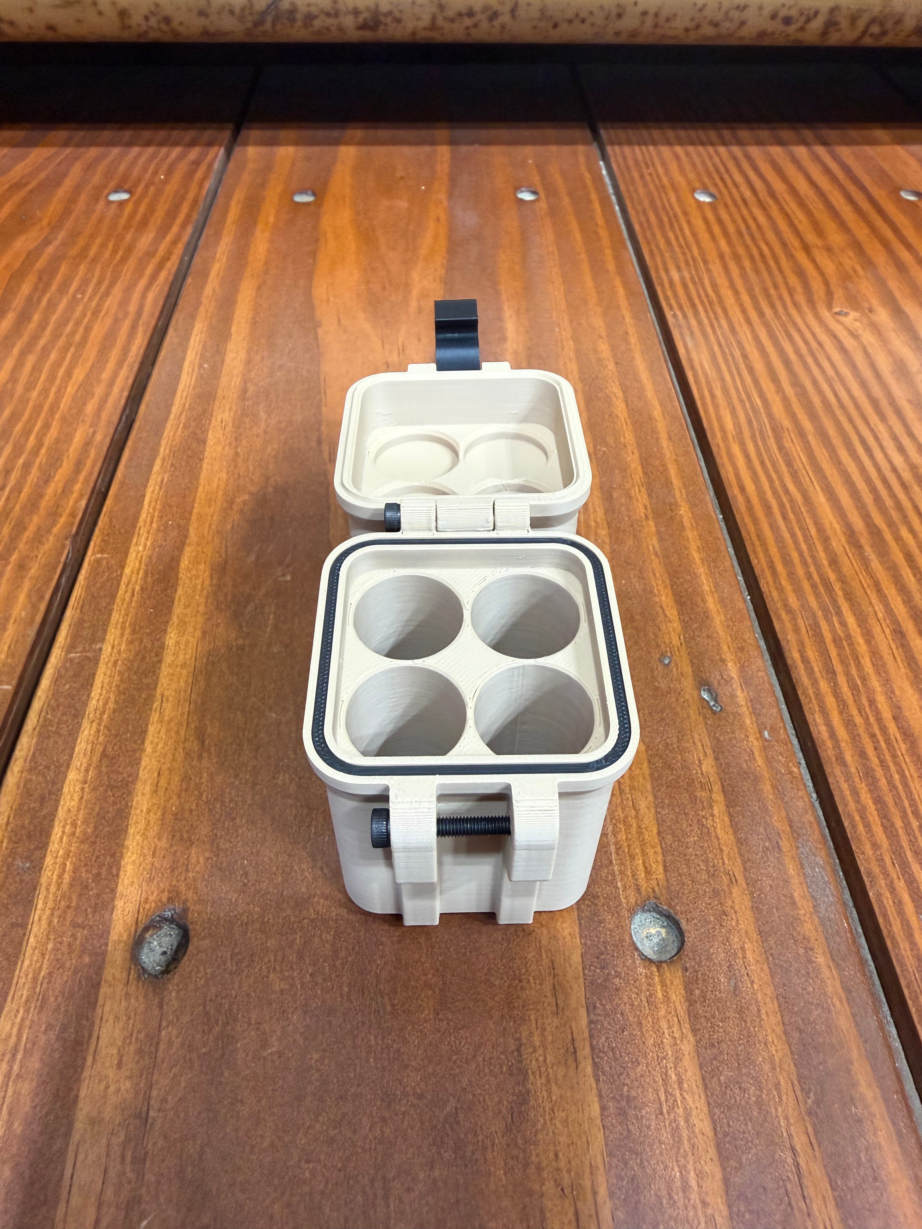 3D Printed Flat Top 18650 Battery Holder