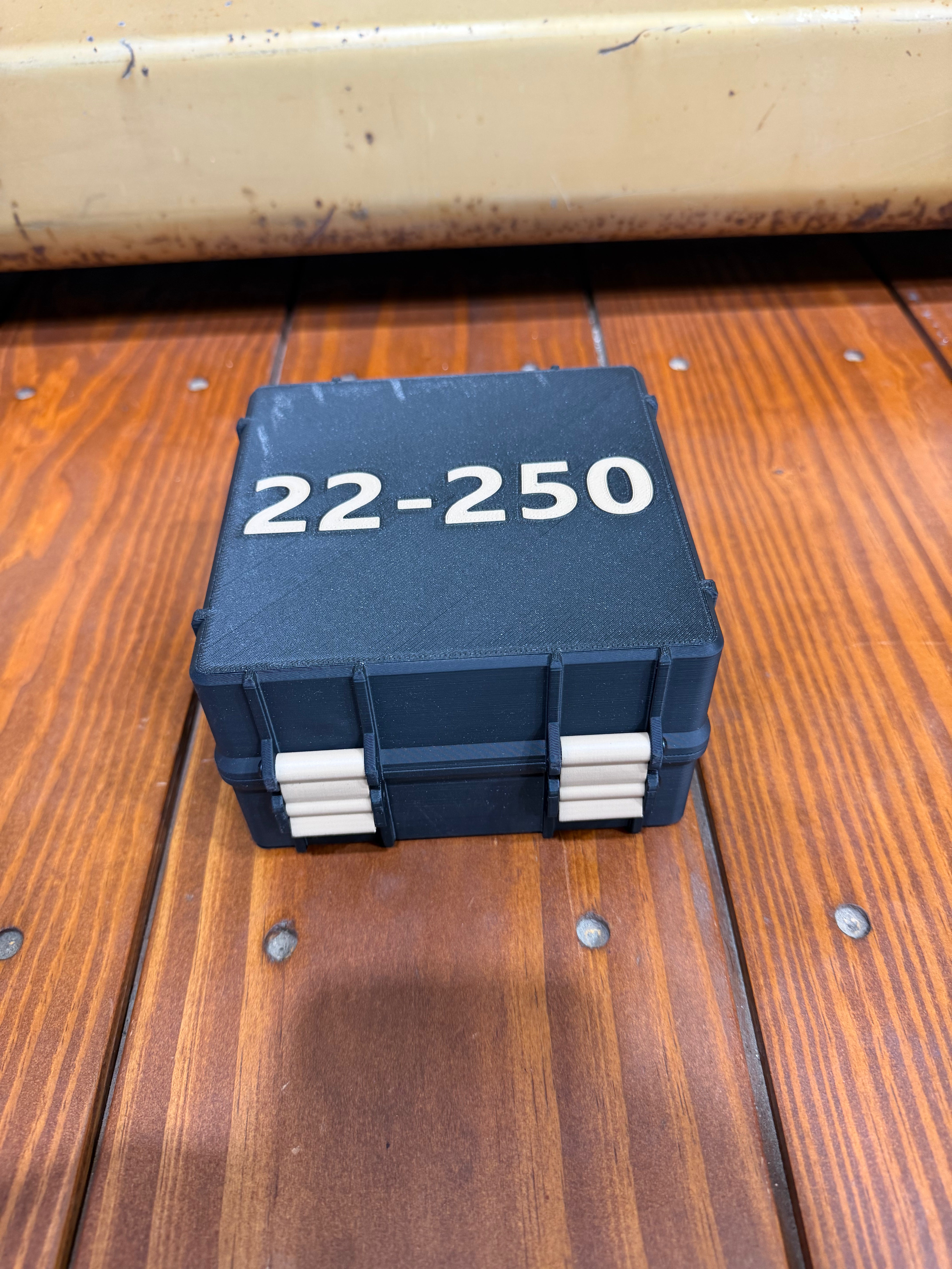 3D Printed 22-250 Ammo Box