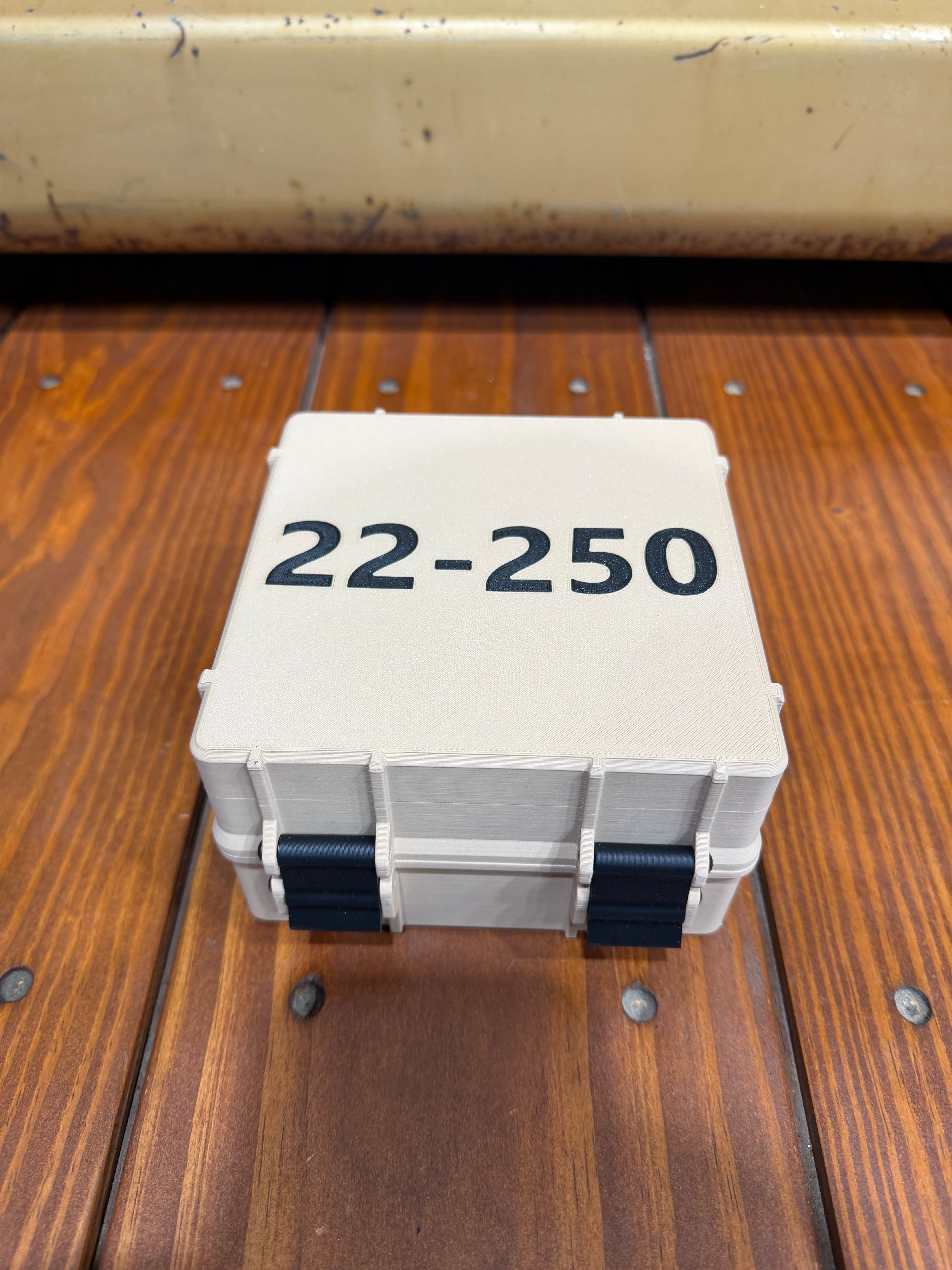 3D Printed 22-250 Ammo Box