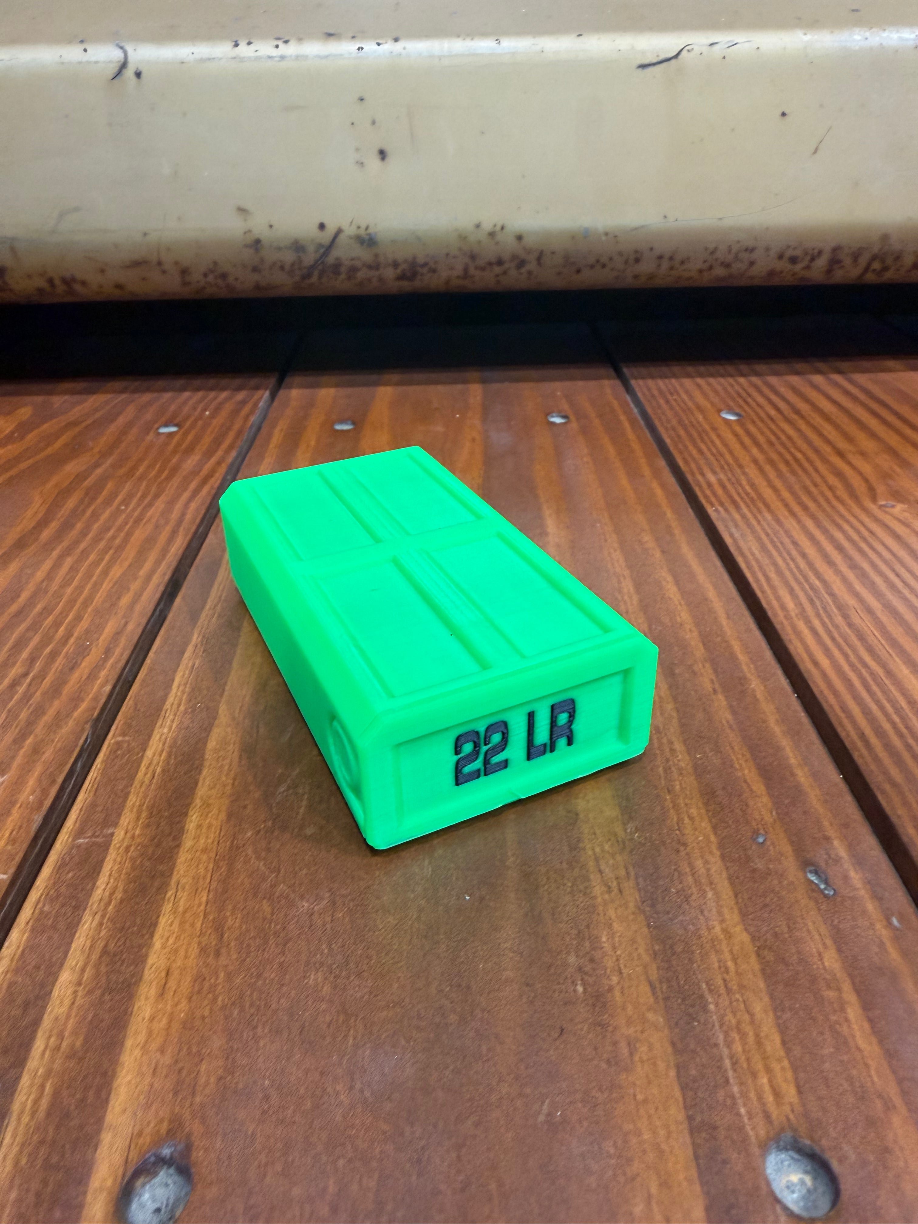3D Printed .22 LR Ammo Box