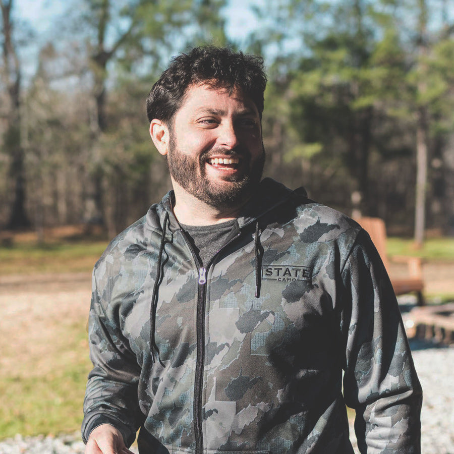 Everyday Outdoors West Virginia Camo - Zip Up Hoodie