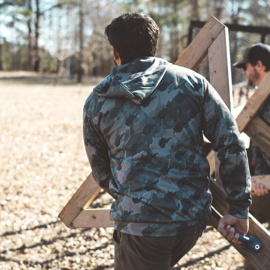 Everyday Outdoors West Virginia Camo - Zip Up Hoodie
