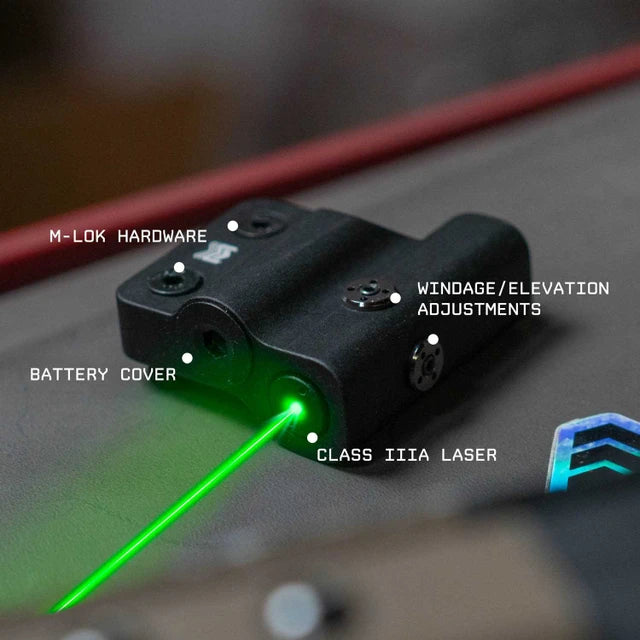Monstrum Offset Green Laser Sight | Compatible with M-LOK
