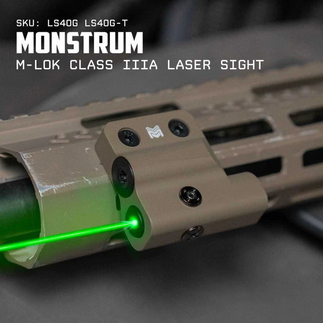 Monstrum Offset Green Laser Sight | Compatible with M-LOK