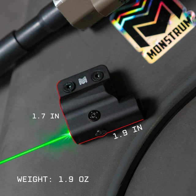 Monstrum Offset Green Laser Sight | Compatible with M-LOK