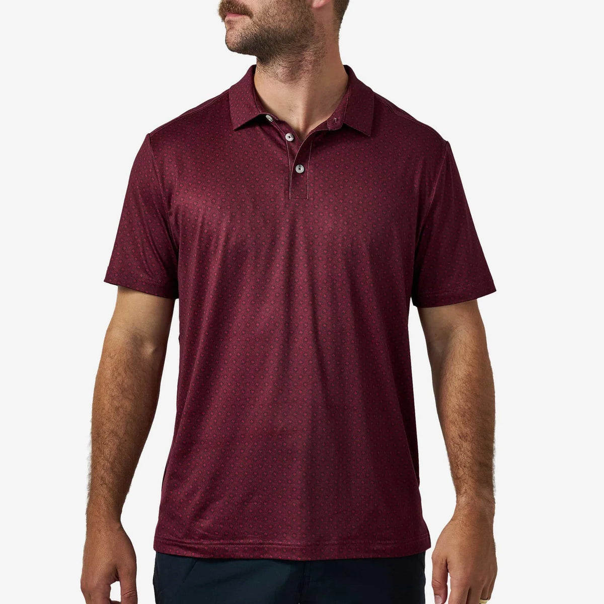 Burlebo Performance Polo - Vintage Helmets - Maroon- 2xL