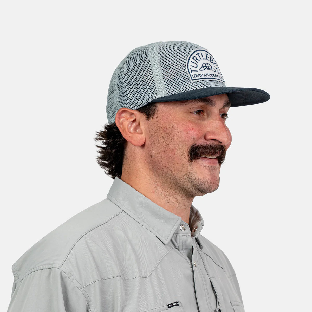 Turtlebox All Mesh Blue Cap
