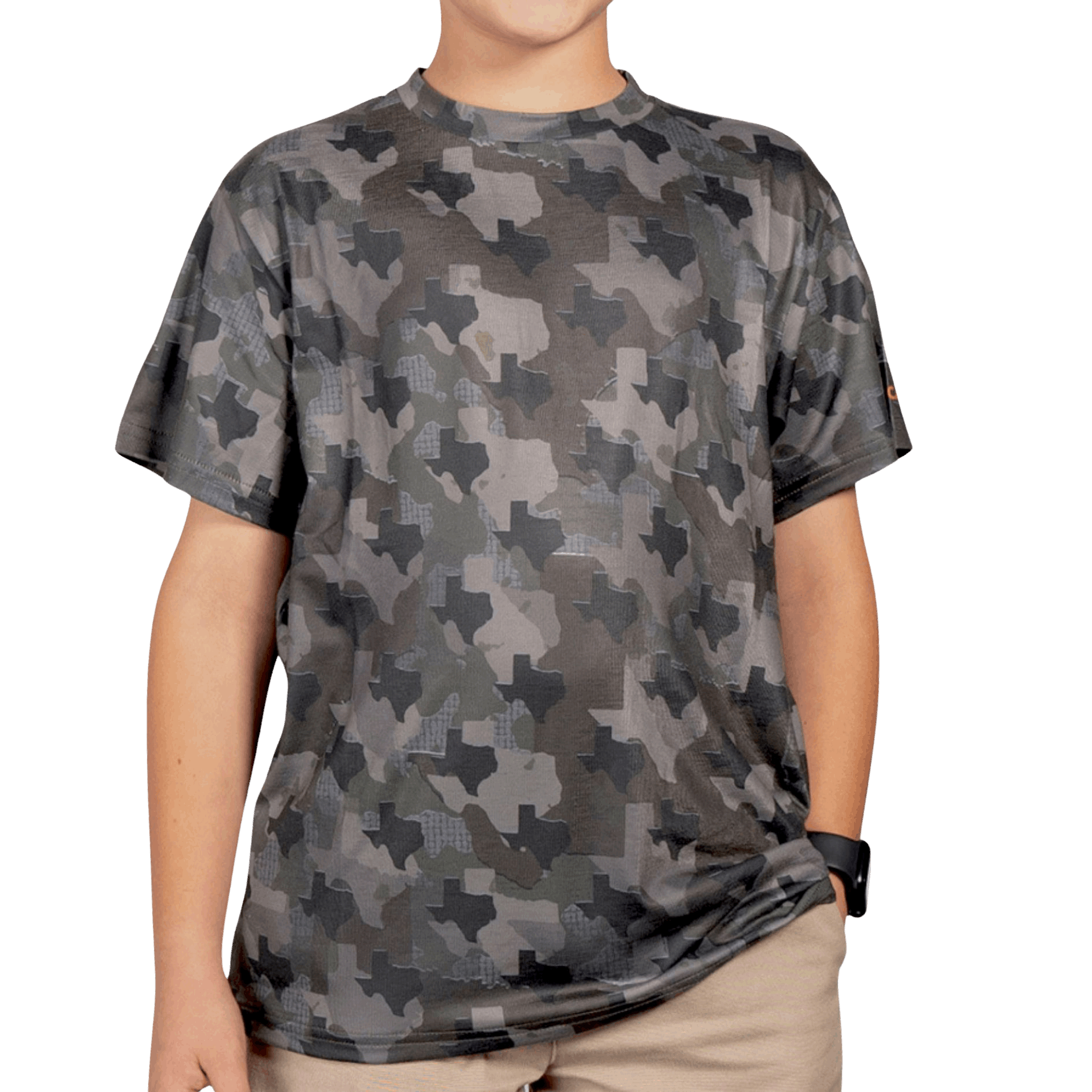 Everyday Outdoors Texas Camo - Kids Short Sleeve