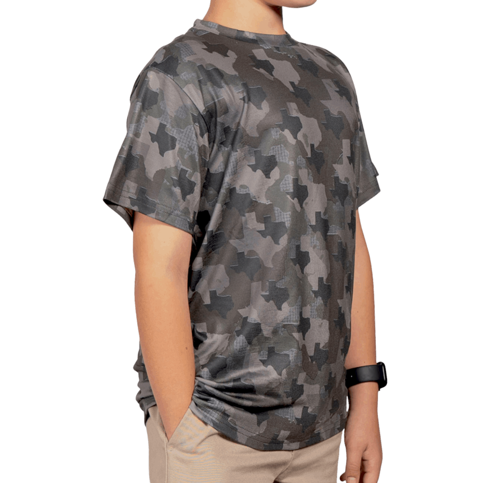 Everyday Outdoors Texas Camo - Kids Short Sleeve