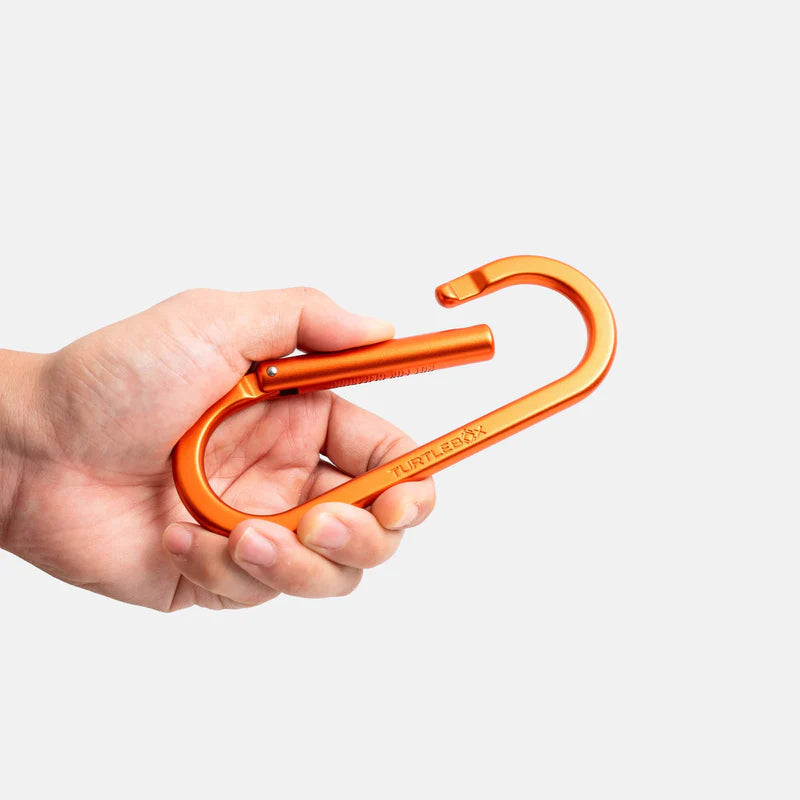 TurtleBox Carabiner - Blaze Orange