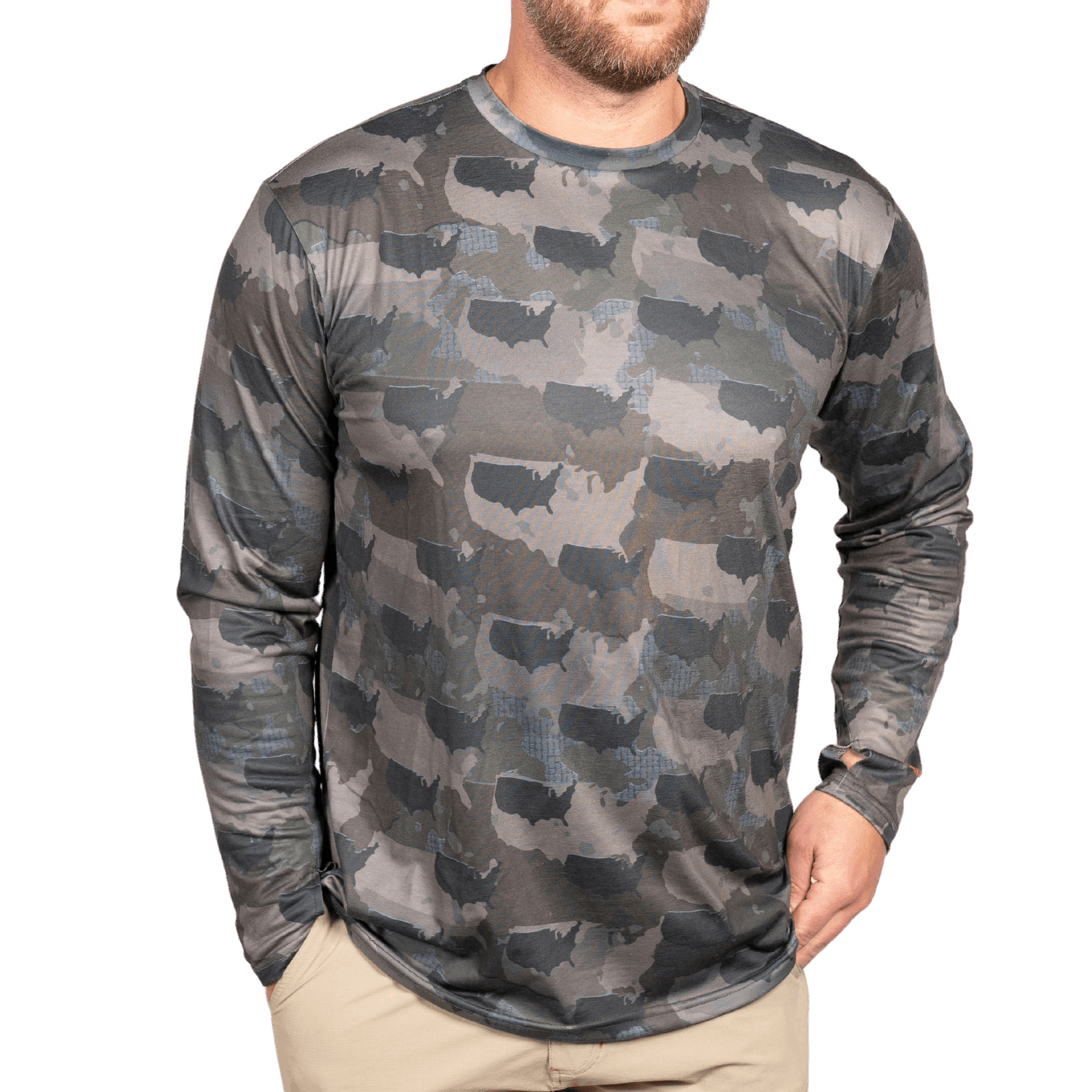 Everyday Outdoors USA Camo - Long Sleeve Shirt