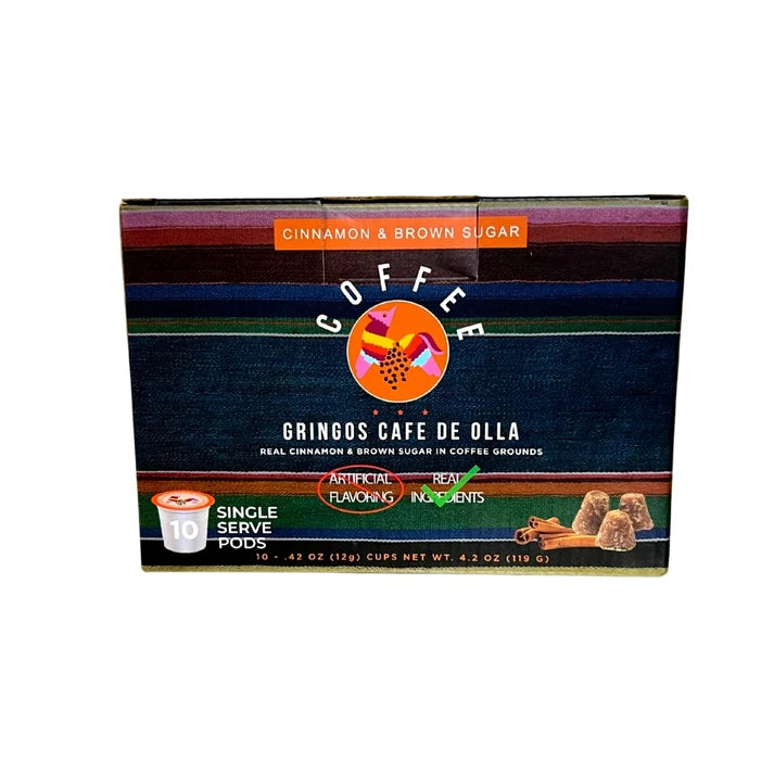 Whiskey Morning Coffee – Gringos Cafe De Olla - Brown Sugar & Cinnamon - Pods