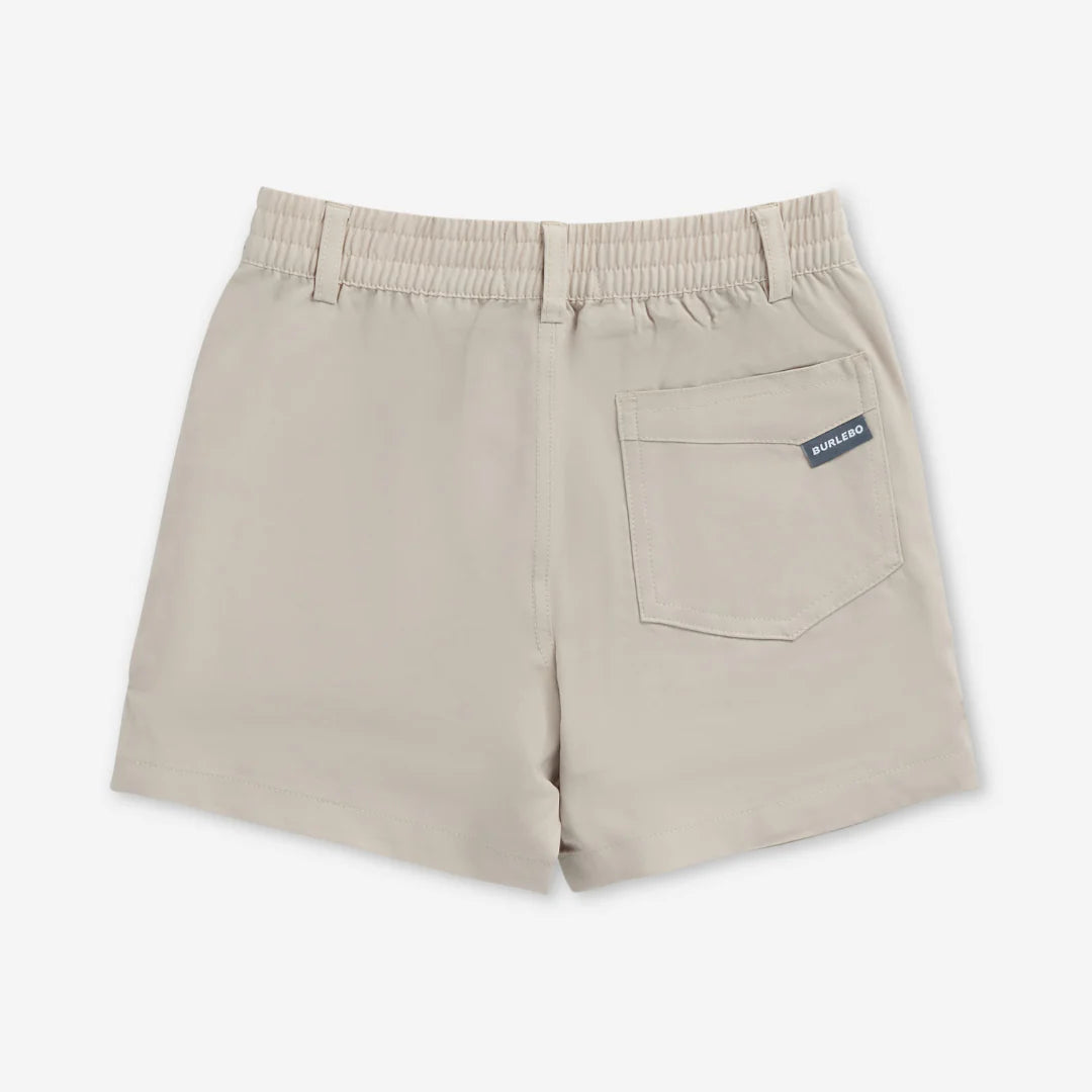 Burlebo Youth Everyday Short - Light Khaki - Into The Wild Pocket
