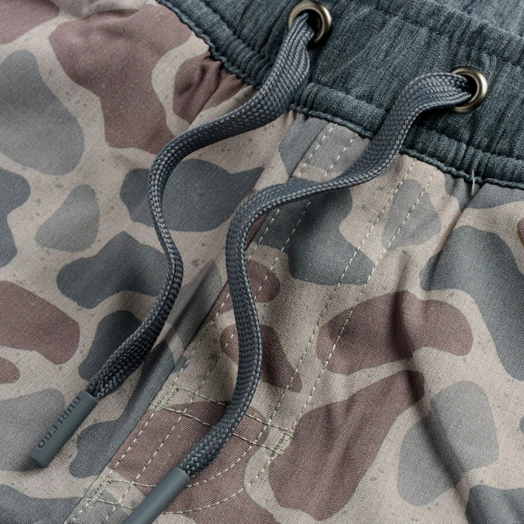 Burlebo Boys Athletic Shorts - Classic Deer Camo