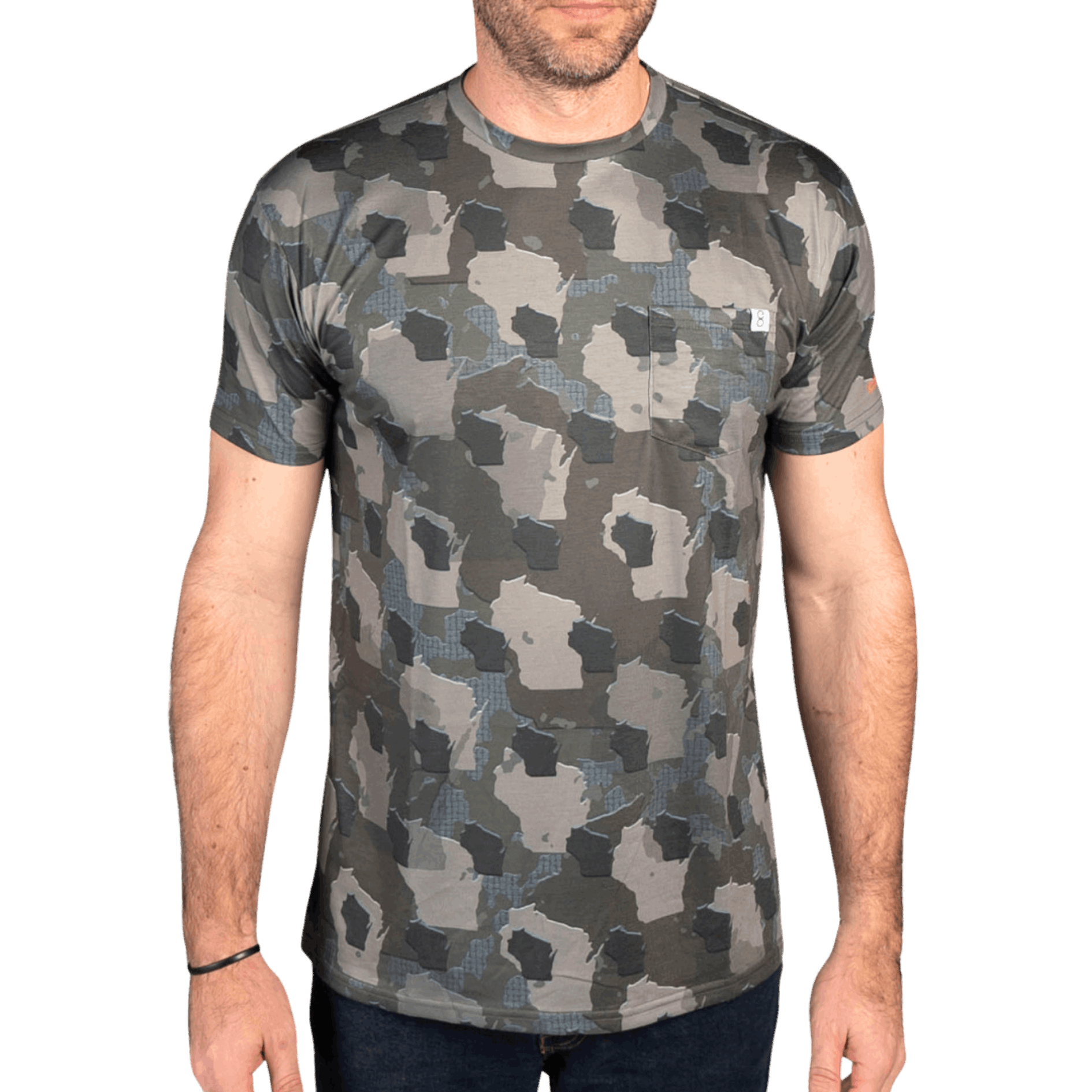 Everyday Outdoors Wisconsin Camo - Short Sleeve Shirt