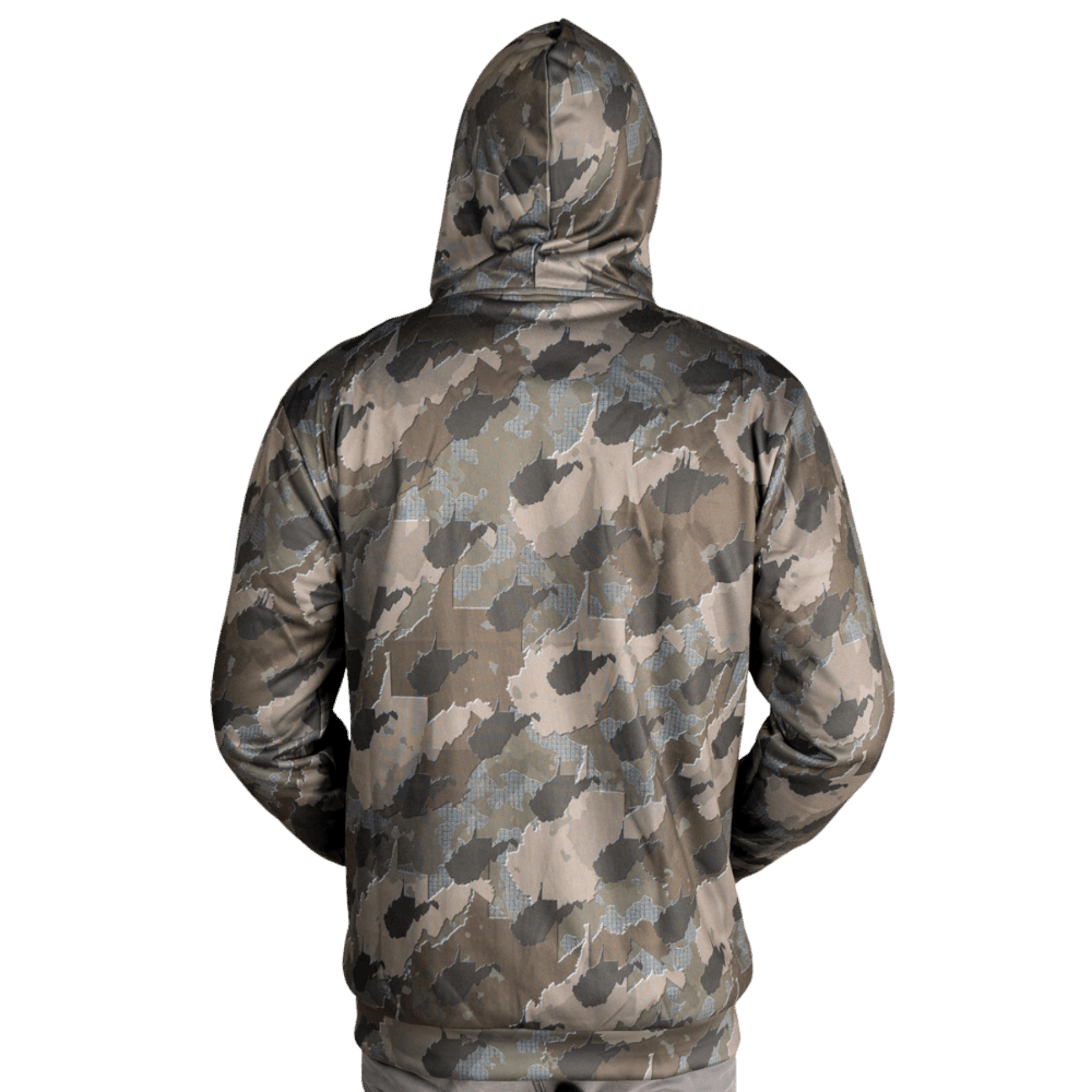 Everyday Outdoors West Virginia Camo - Zip Up Hoodie