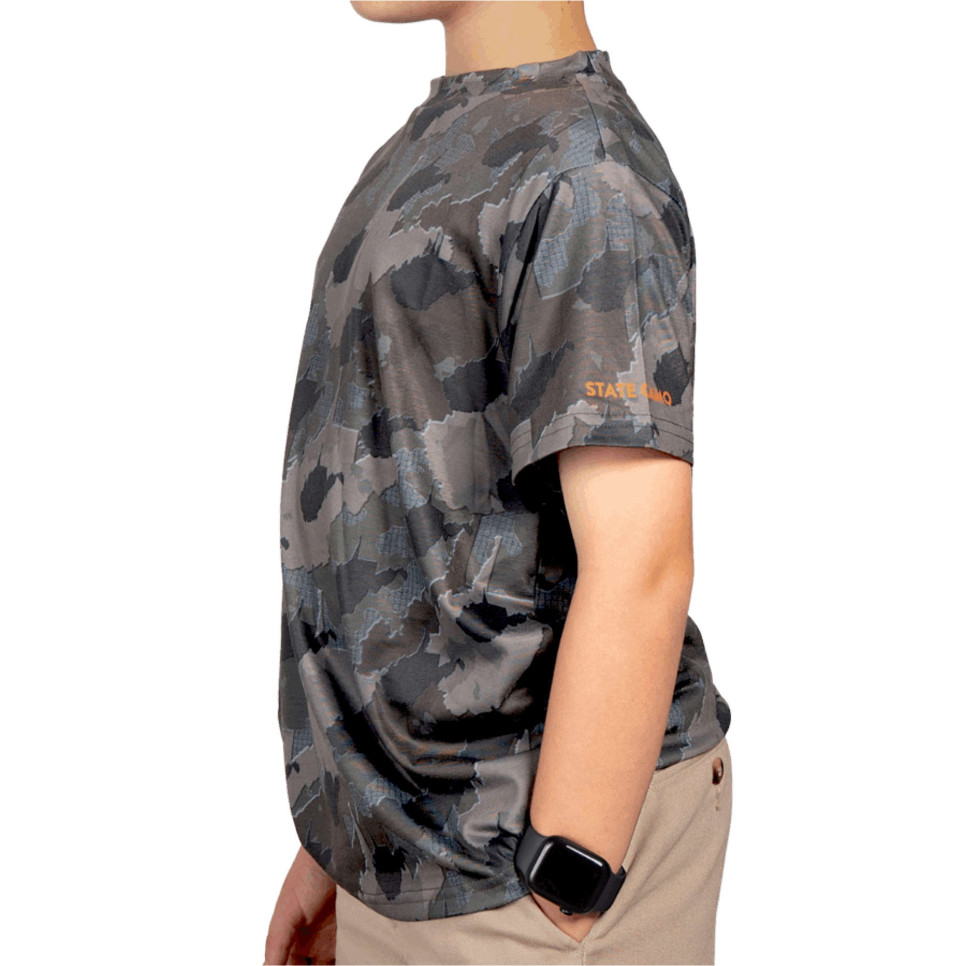 Everyday Outdoors West Virginia Camo - Kids Short Sleeve