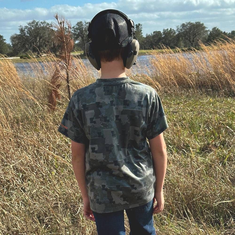 Everyday Outdoors Louisiana Camo - Kids Short Sleeve