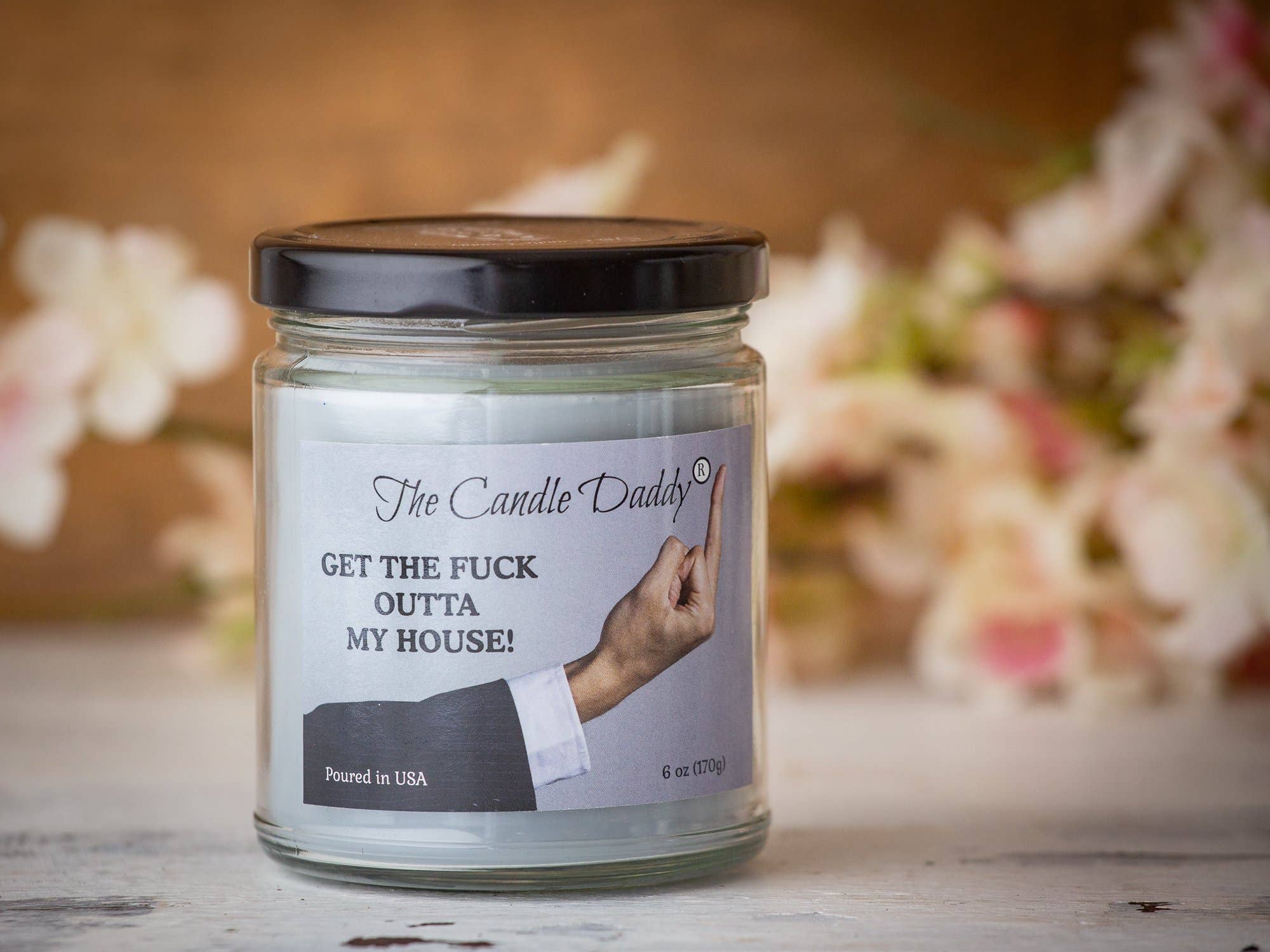 The Candle Daddy - Get The F@ck Outta My House! - Leather Boot In The Ass Candle