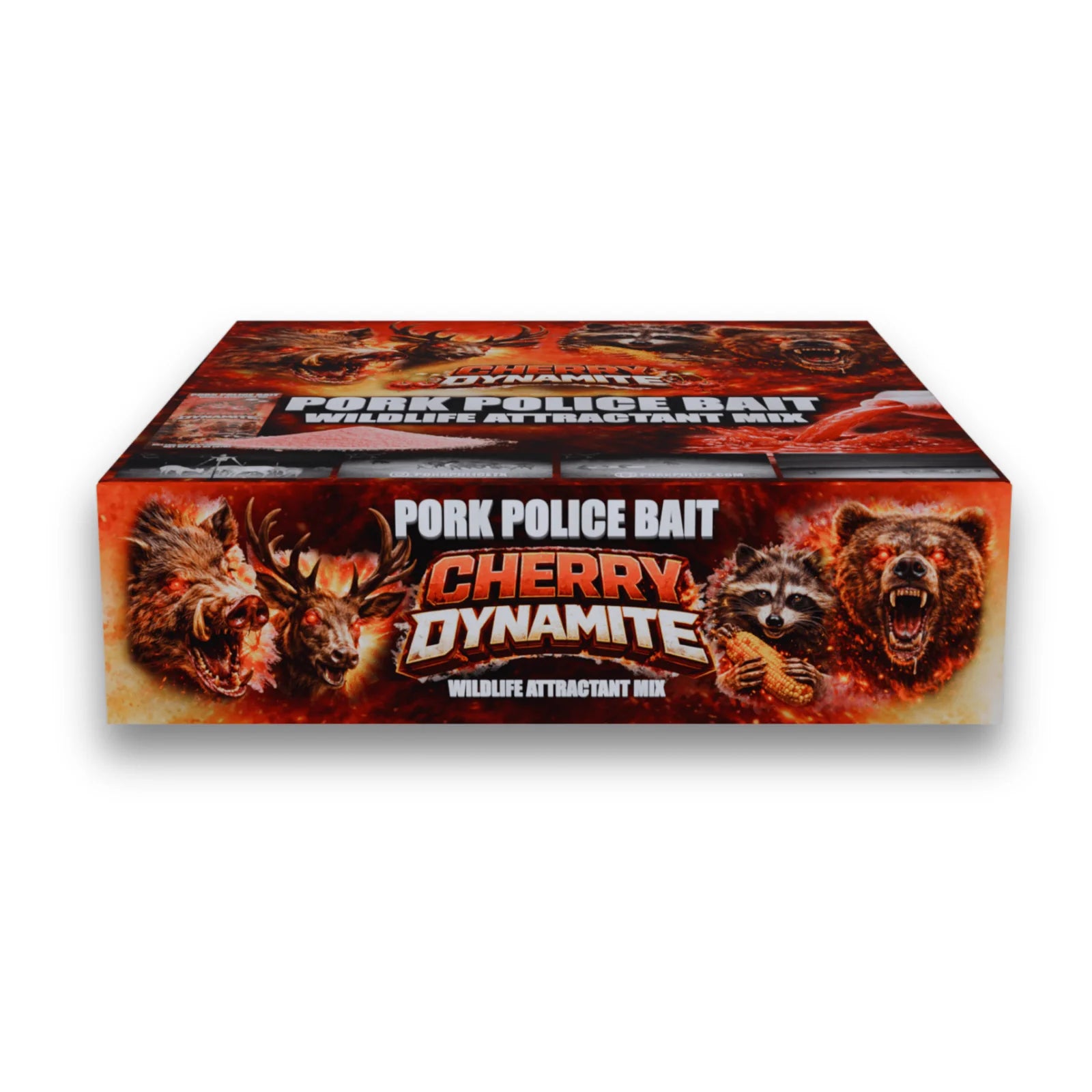 Pork Police Bait Cherry Dynamite Wildlife Attractant Mix (15) Pack Bulk Box