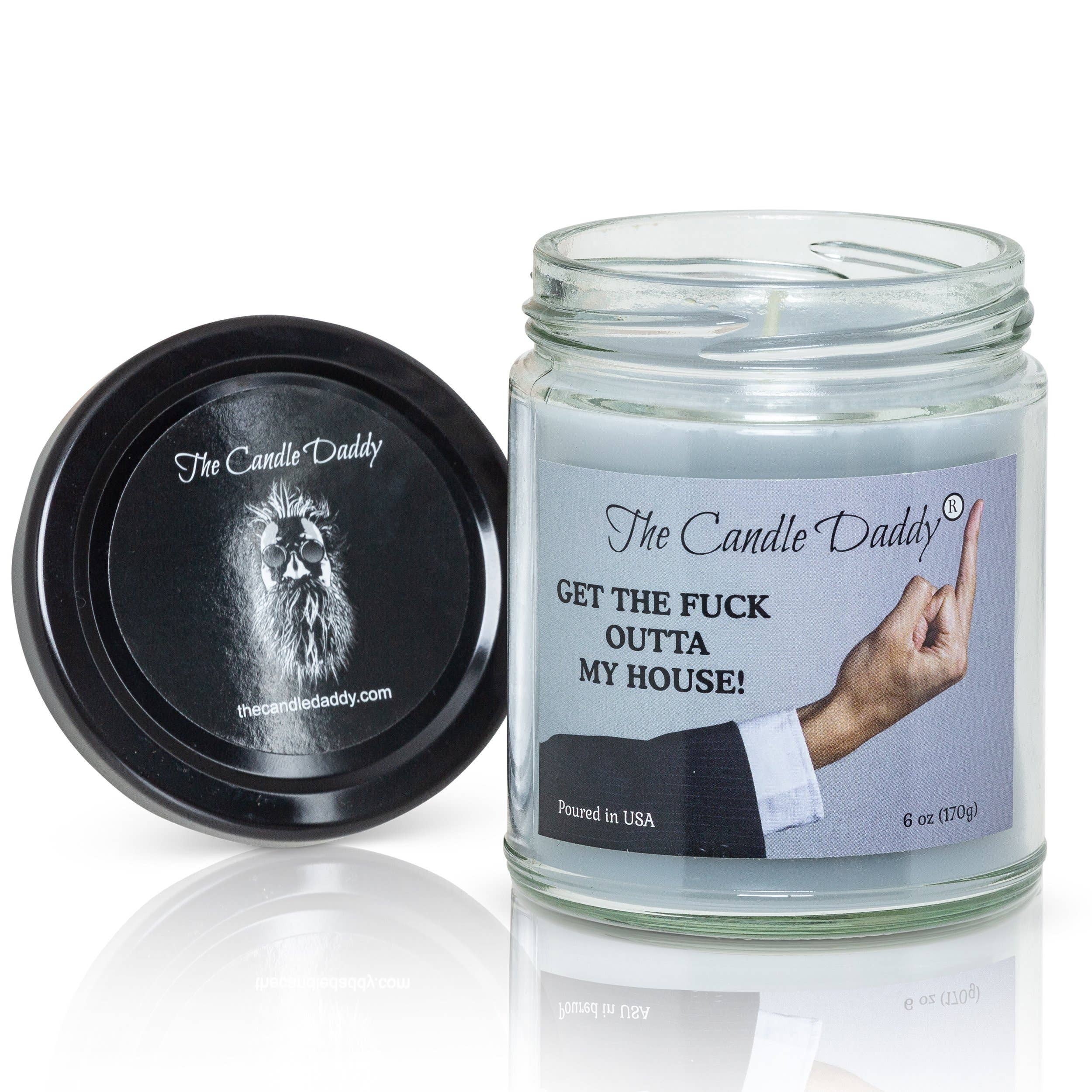 The Candle Daddy - Get The F@ck Outta My House! - Leather Boot In The Ass Candle