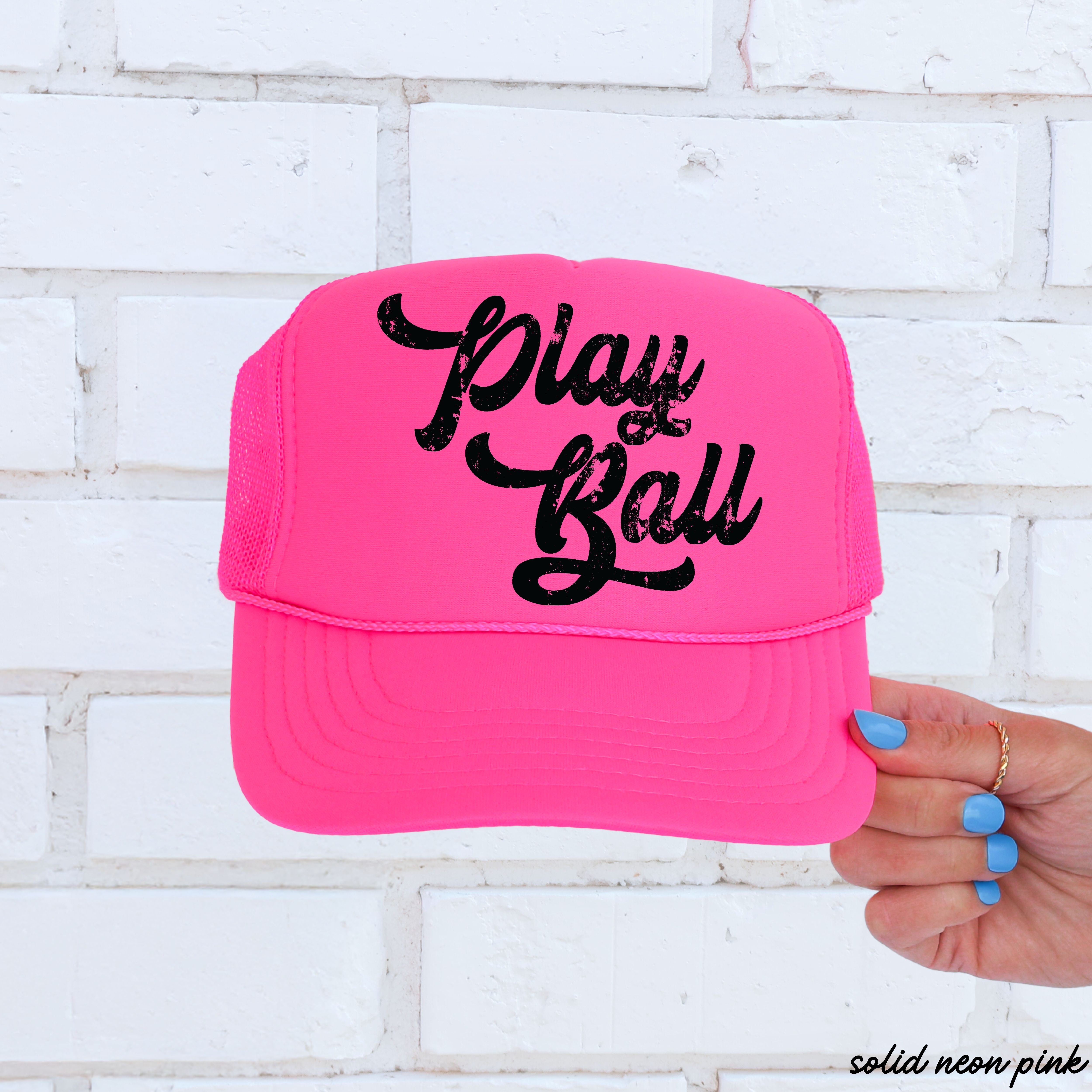 Play Ball Trucker Hat *12 Colors
