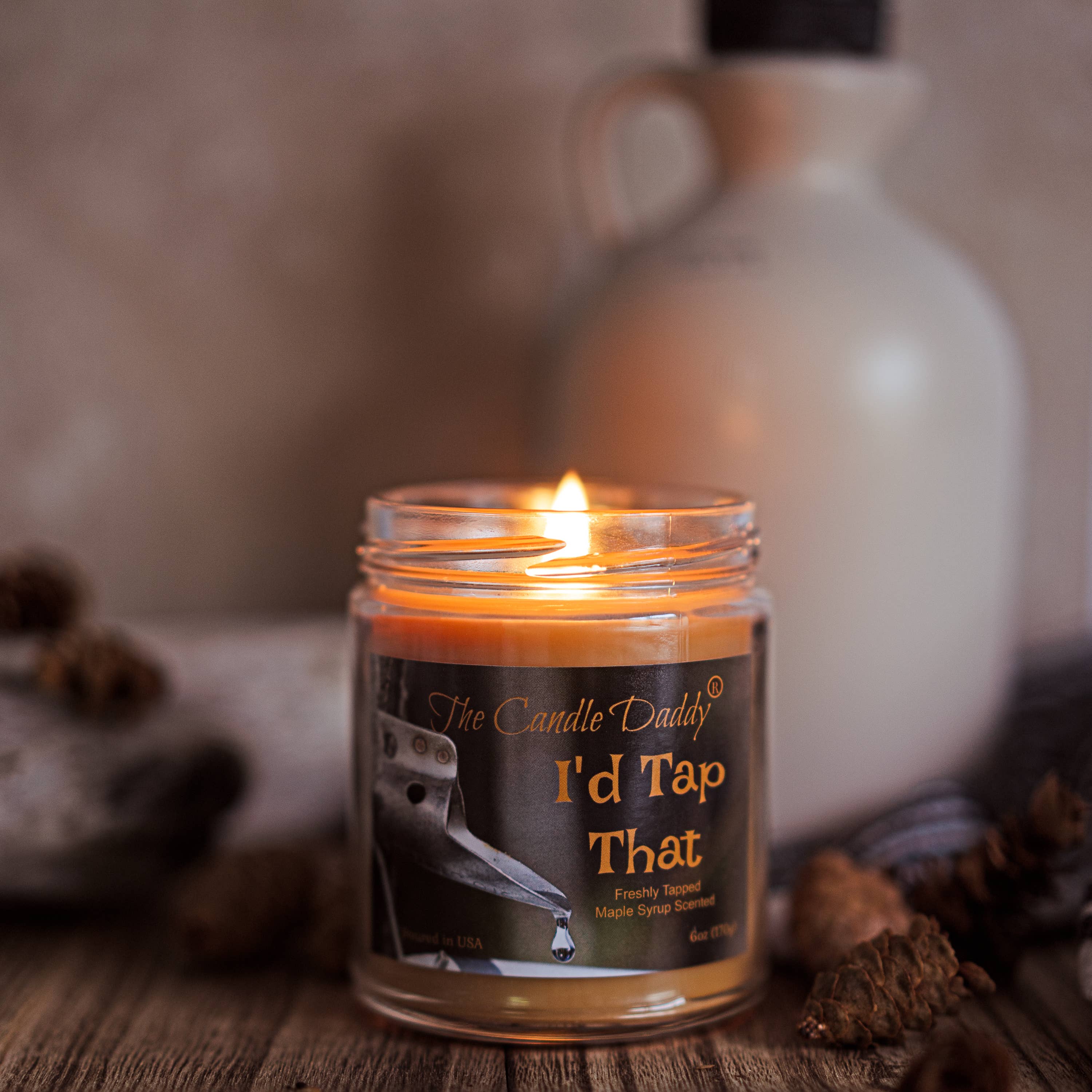 The Candle Daddy - I'D TAP THAT - FRESH MAPLE SYRUP CANDLE