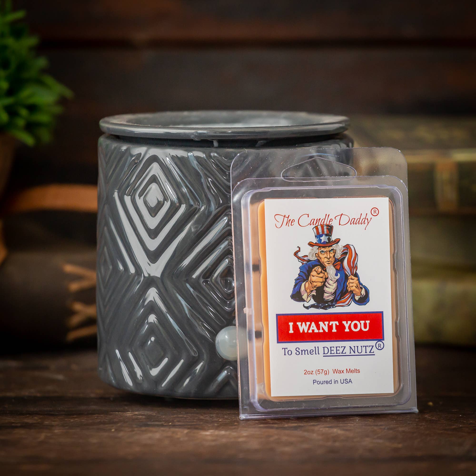 The Candle Daddy - I WANT YOU....TO SMELL DEEZ NUTZ - BANANA NUT BREAD WAX MELT