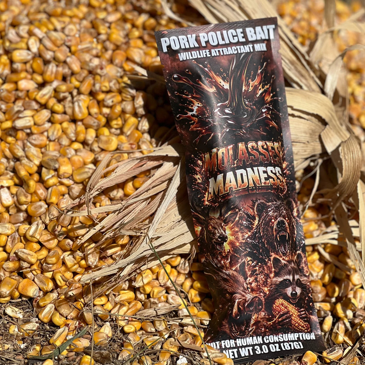 Pork Police Bait Molasses Madness Wildlife Attractant Mix - Single Packet